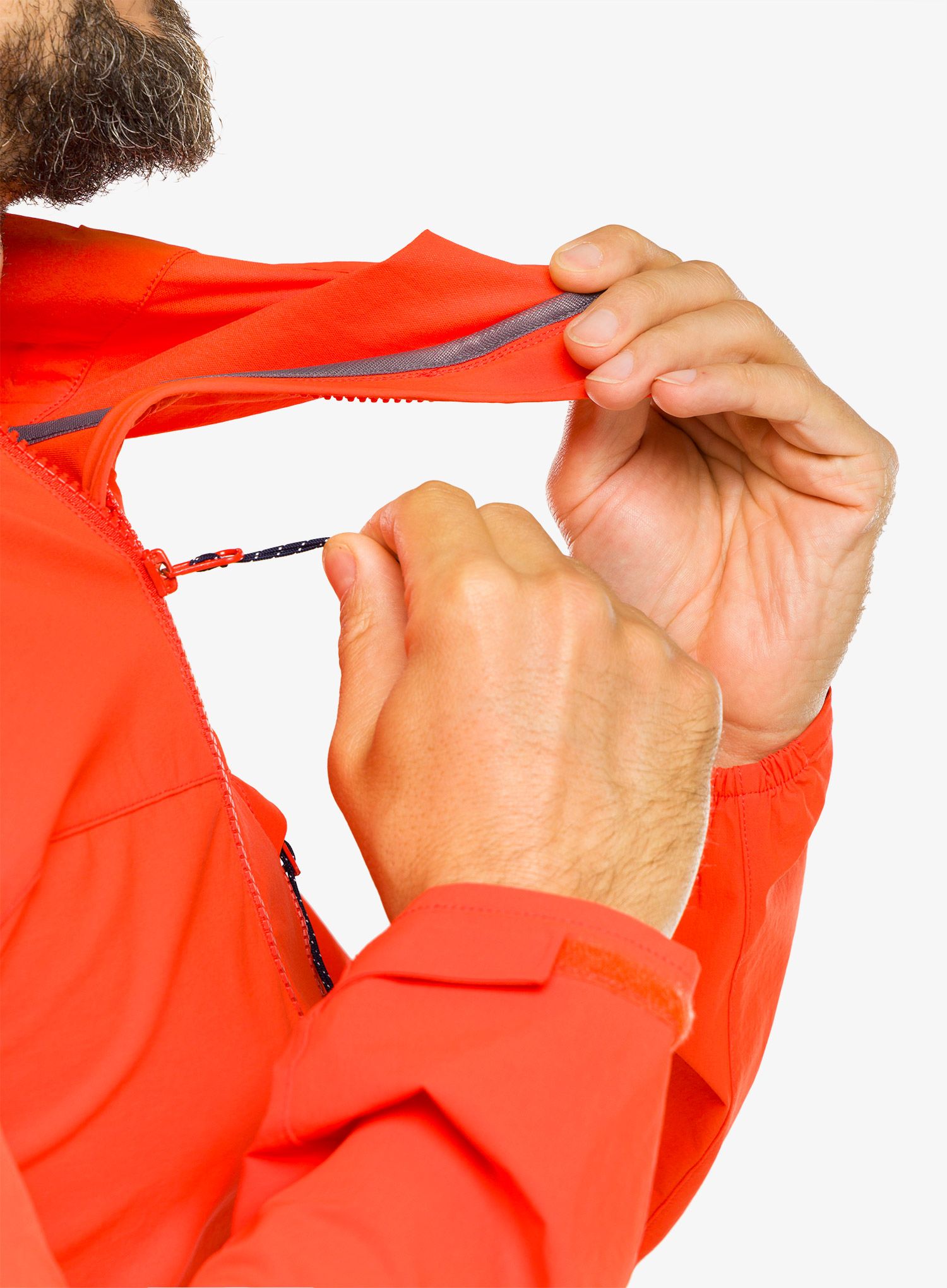 Куртка softshell Mountain Equipment Squall Hooded Jacket - cardinal orange