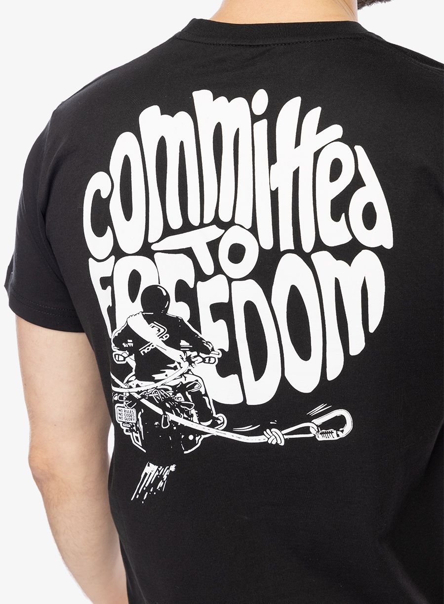 Футболка для скелелазіння Nograd Commited To Freedom - black