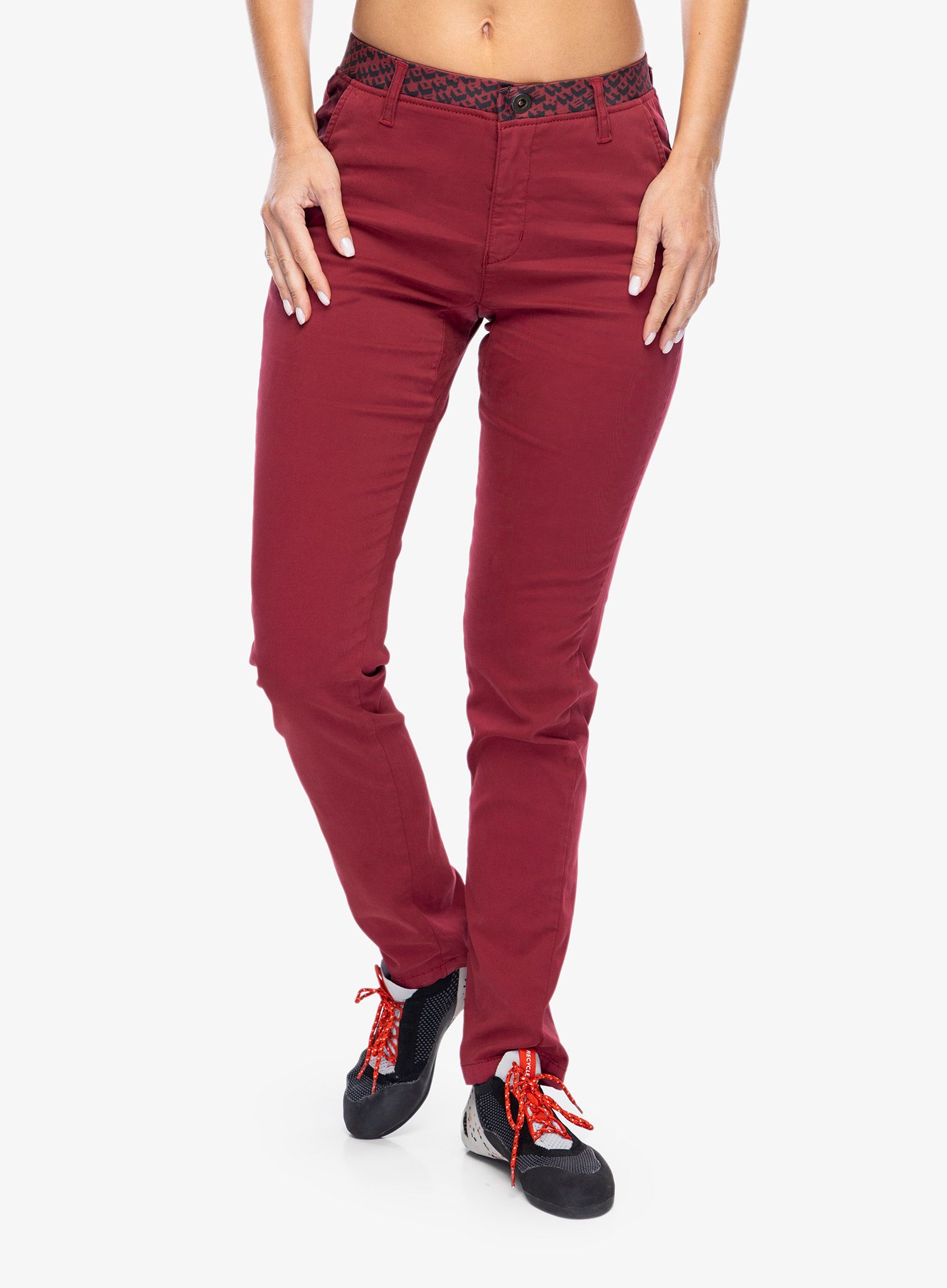 Штани скелелазні жіночі Nograd Grease Pants - dark red