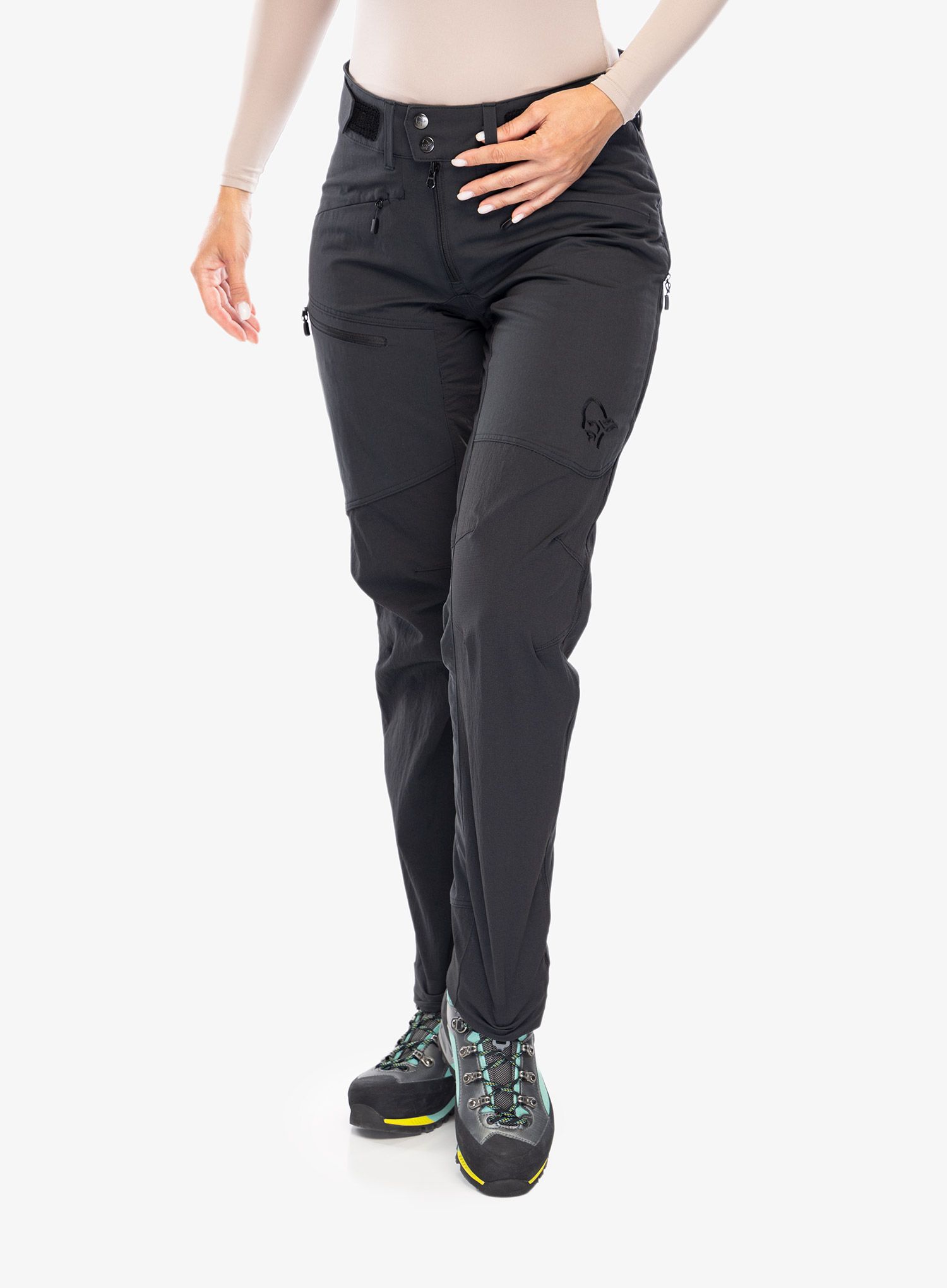Штани softshell жіночі Norrona Falketind Flex1 Heavy Duty Pants - caviar