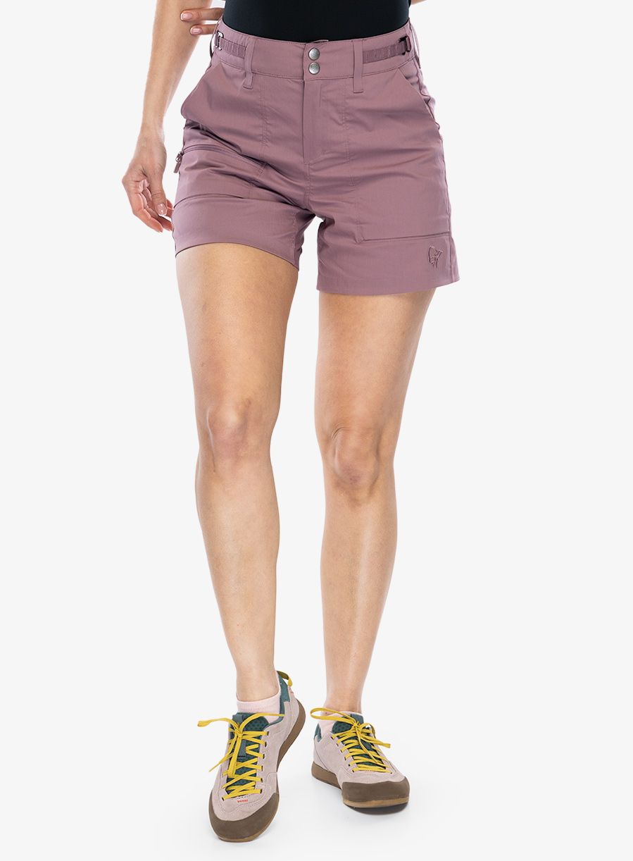 Шорти жіночі Norrona Femund Light Cotton Shorts - grape shake
