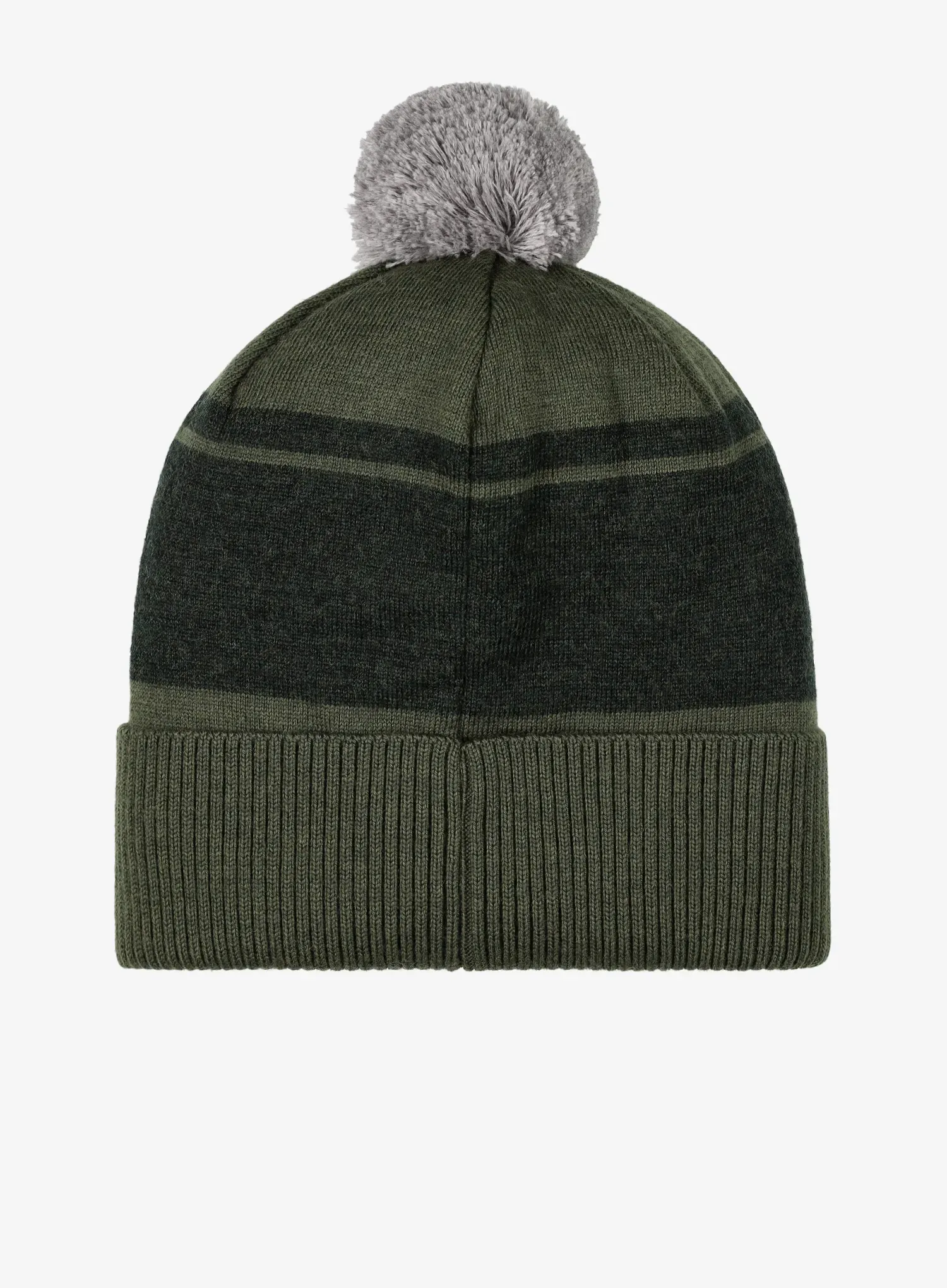 Шапка зимова Norrona Heavy MerinoUll Logo Beanie - olive night melange