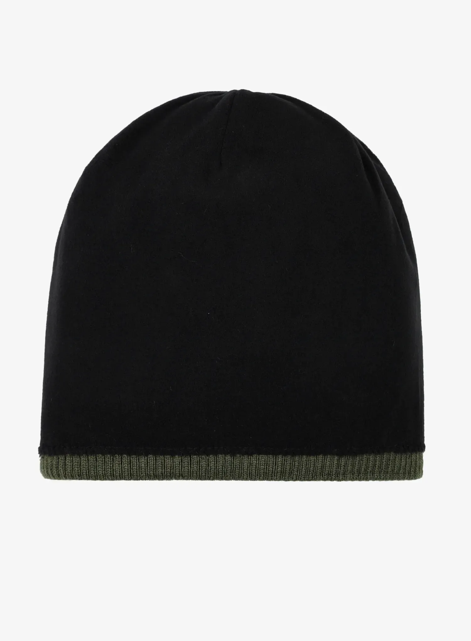 Шапка зимова Norrona Heavy MerinoUll Logo Beanie - olive night melange