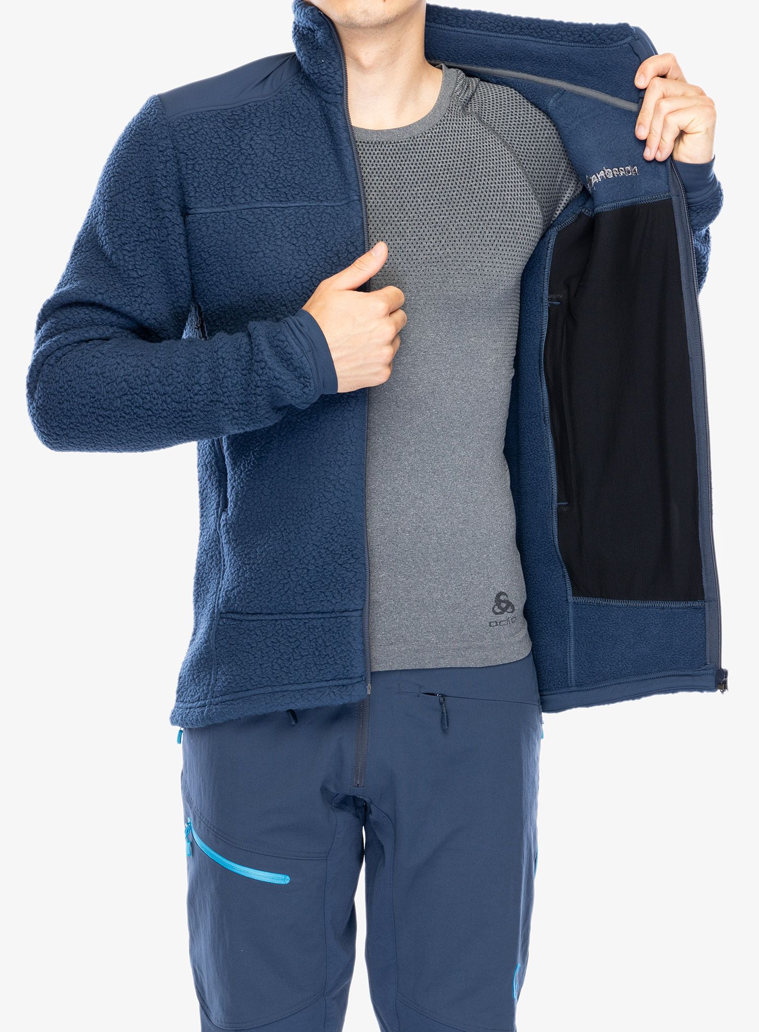 Куртка флісова Norrona Trollveggen Thermal Pro Jacket - indigo night/indigo night