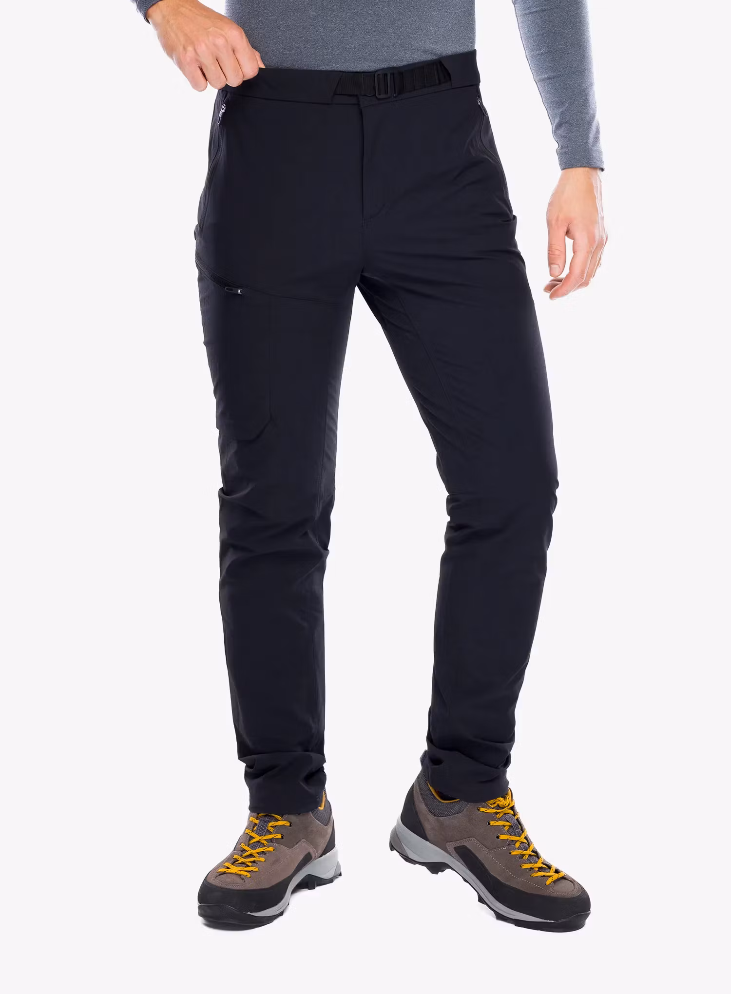 Штани трекінгові чоловічі Odlo Ascent Pants Regular Length - black