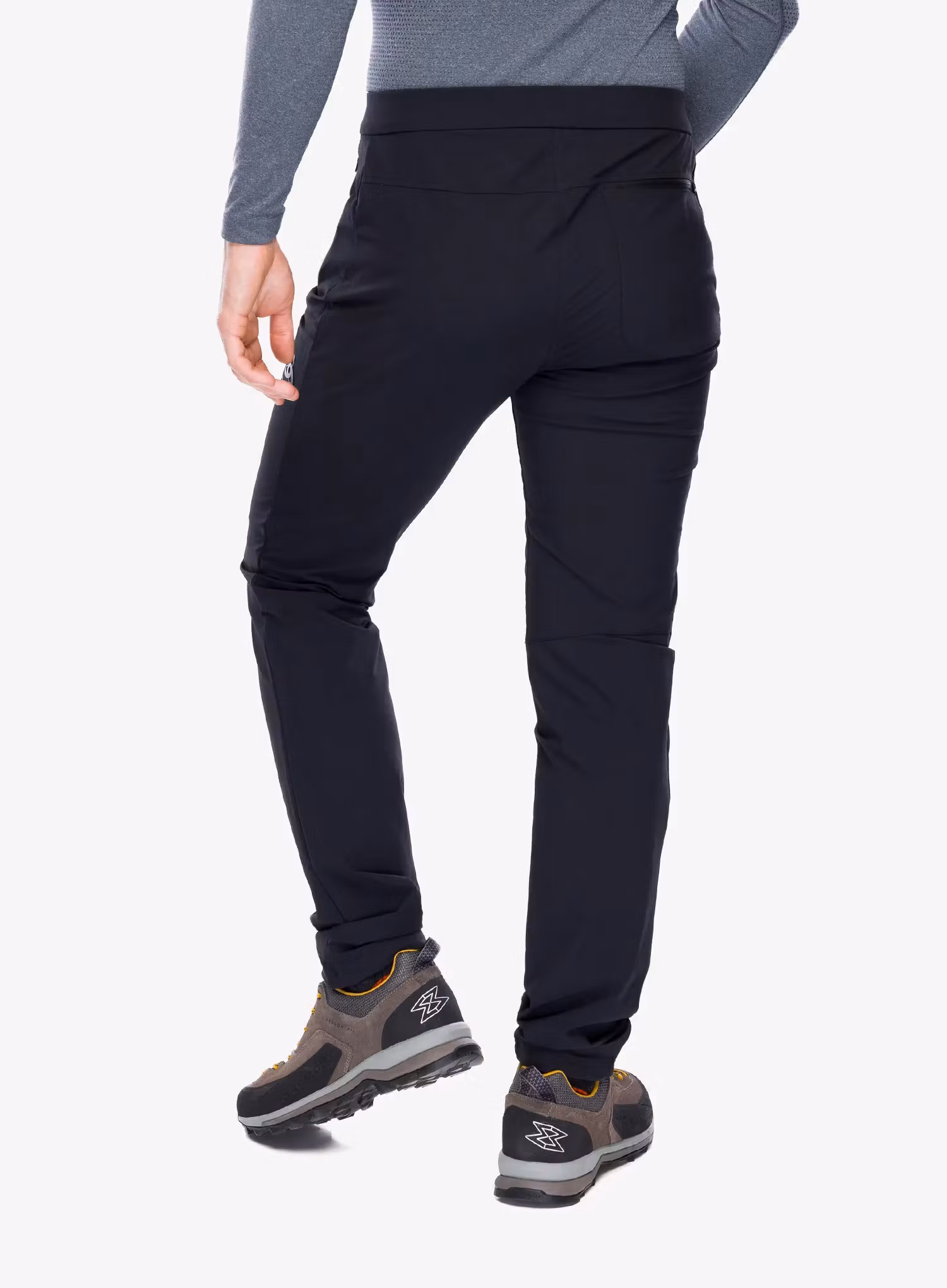 Штани трекінгові чоловічі Odlo Ascent Pants Regular Length - black