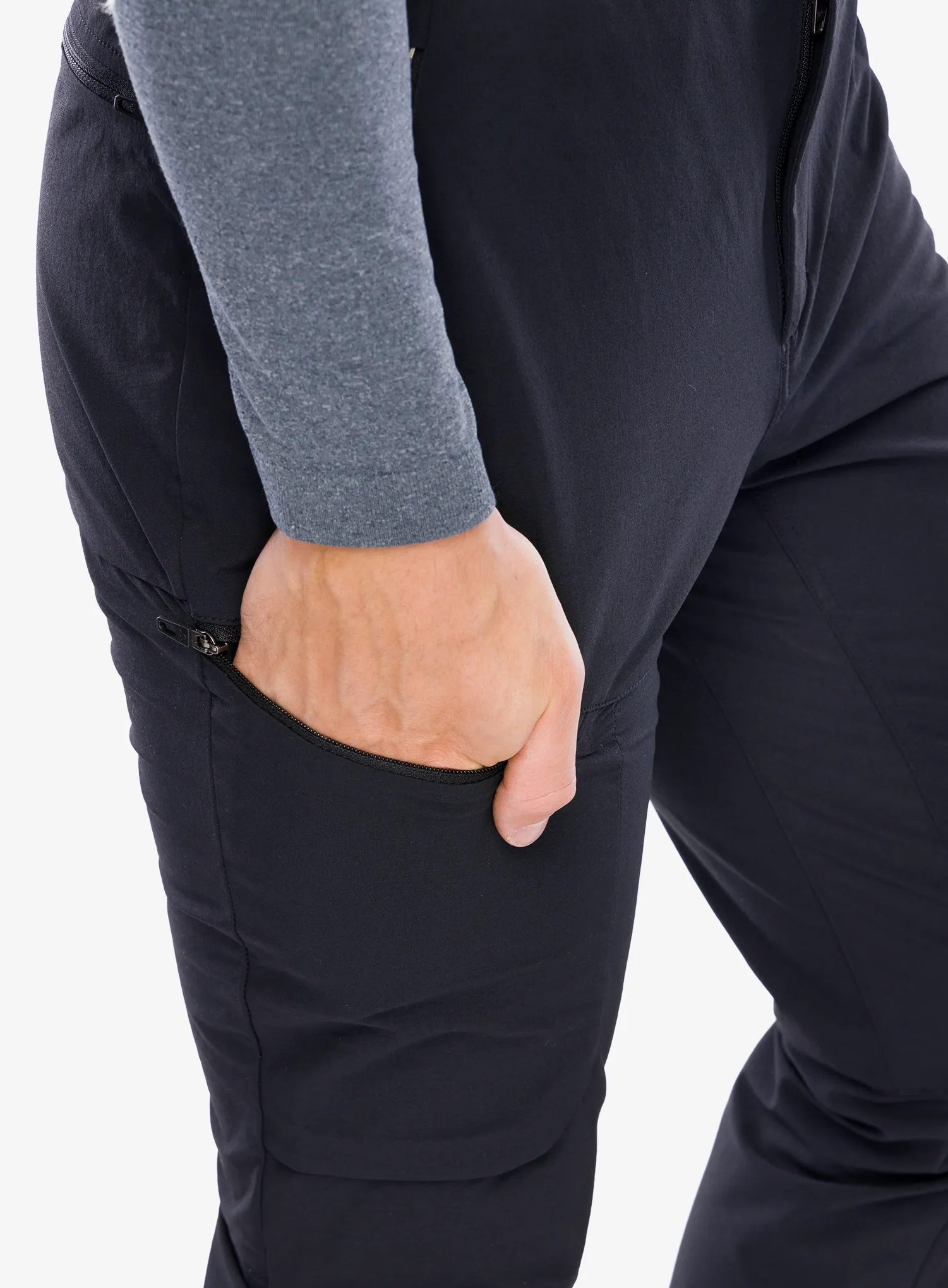 Штани трекінгові чоловічі Odlo Ascent Pants Regular Length - black