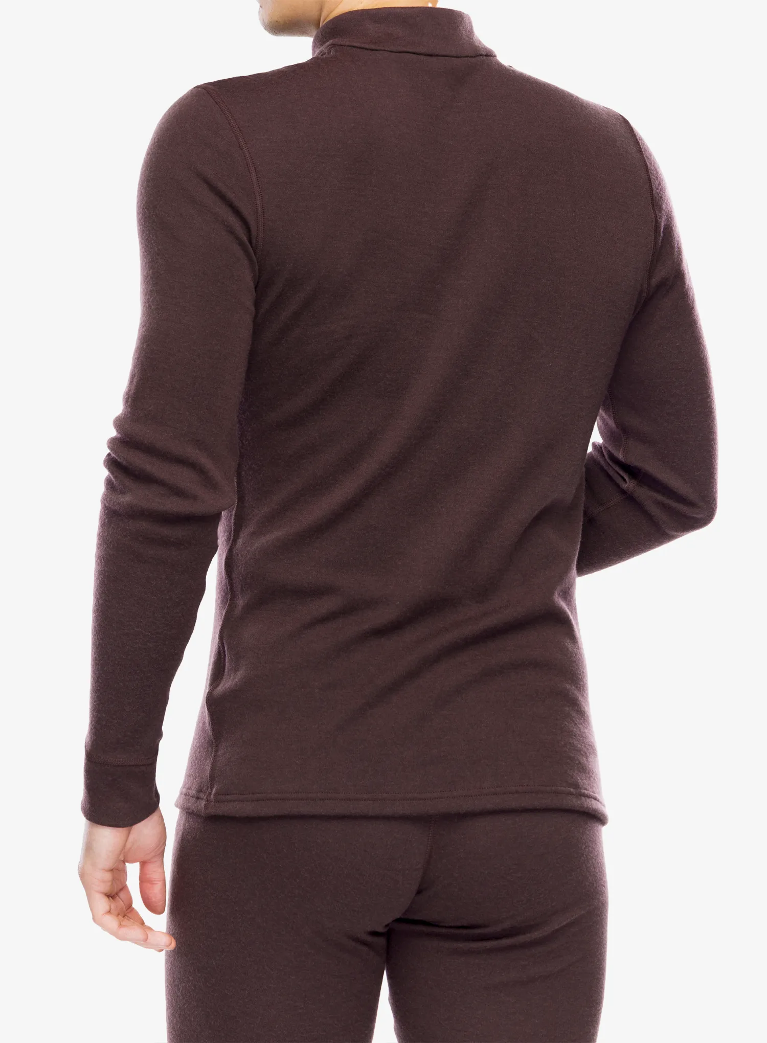 Термокофта Odlo Merino 260 BL Top Turtle Neck LS Half Zip - fudge