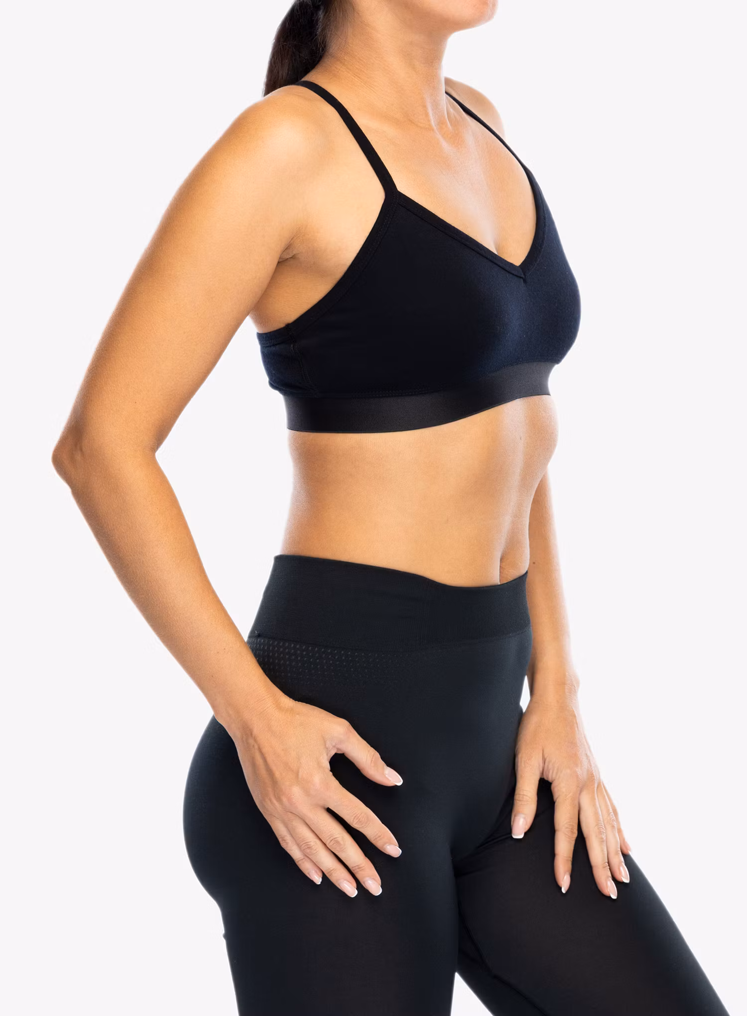Бюстгальтер спортивний Odlo Merino Soft Sport Bra - black
