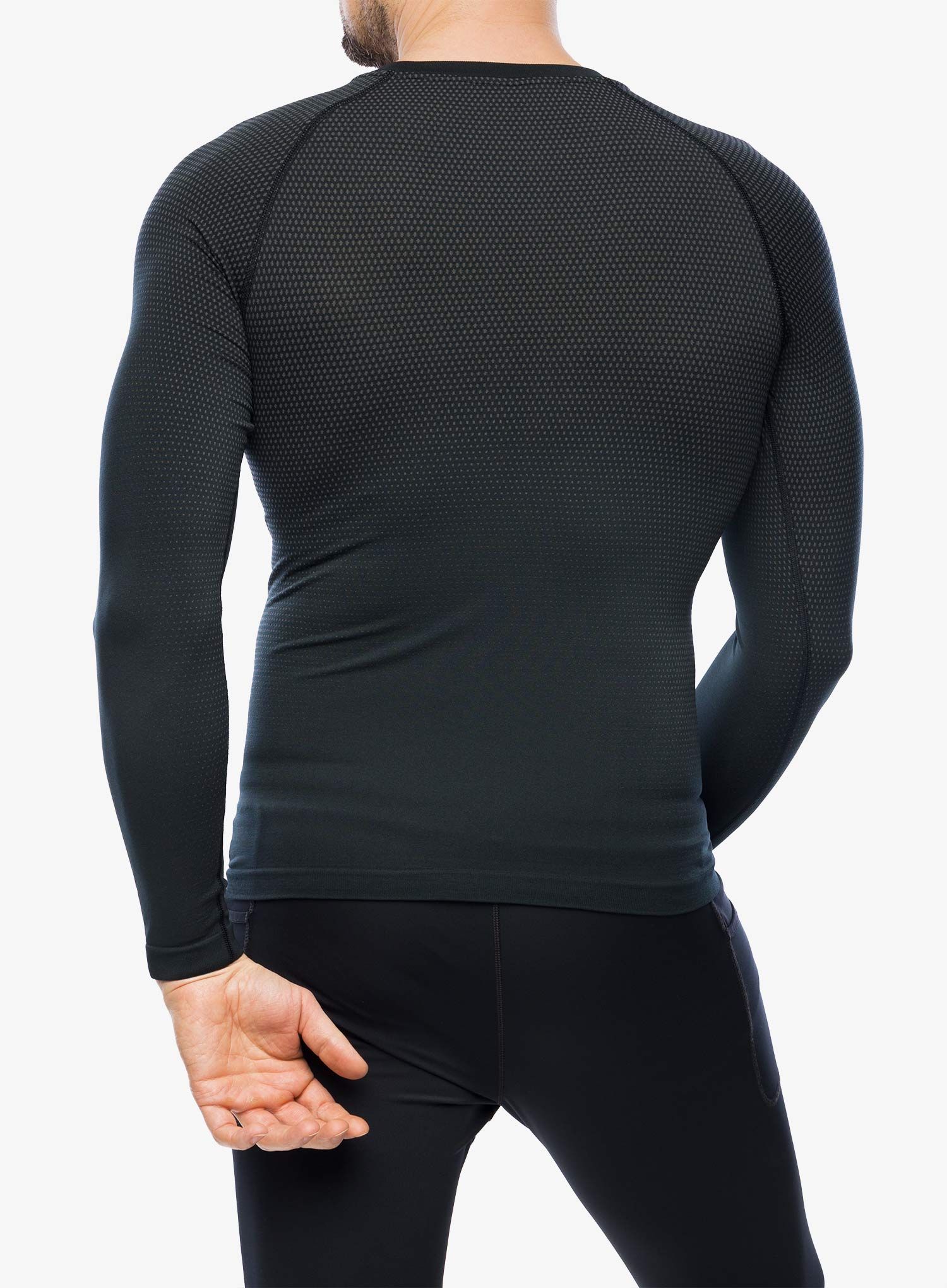Термокофта Odlo Performance Light Eco BL Top Crew Neck LS - black