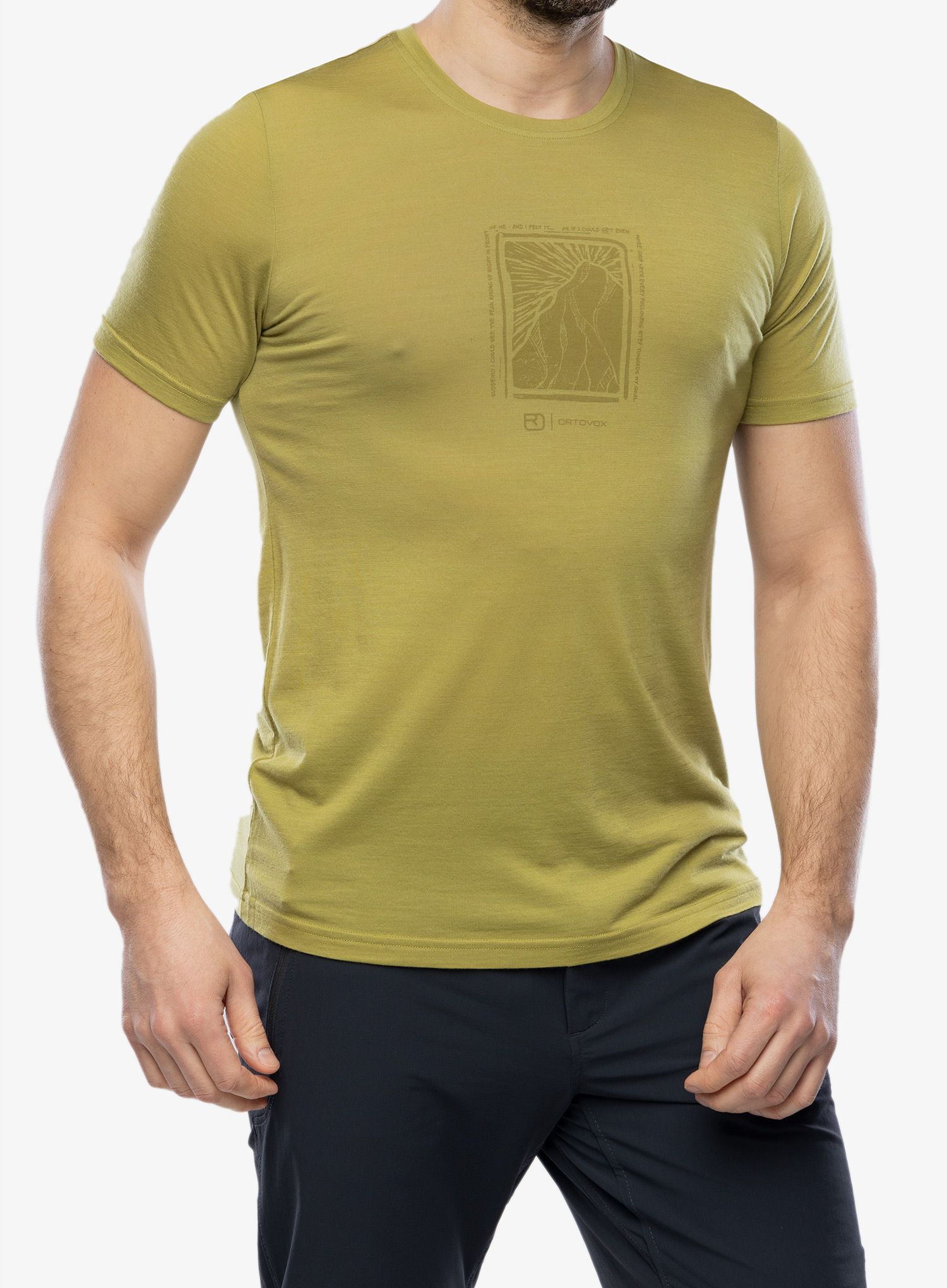 Футболка з мериноса Ortovox 120 Cool Tec Mtn Cut TS - sweet alison