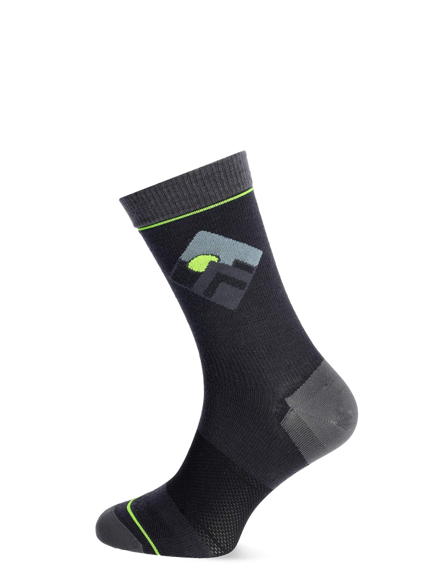 Шкарпетки з мериноса Ortovox Alpine Light Comp Mid Socks - black raven
