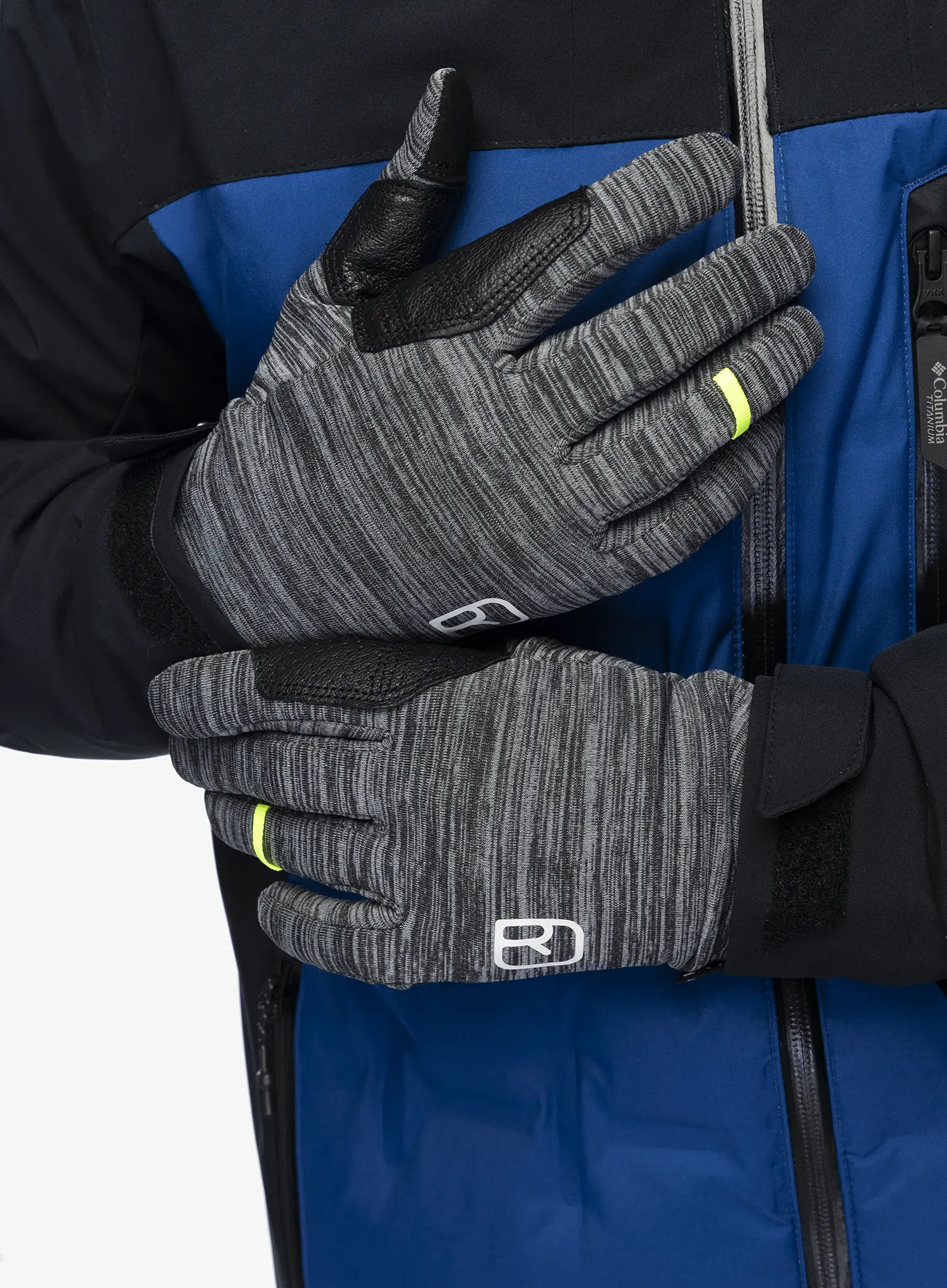 Рукавиці лижні Ortovox Freeride 3 Finger Glove Pro - black raven