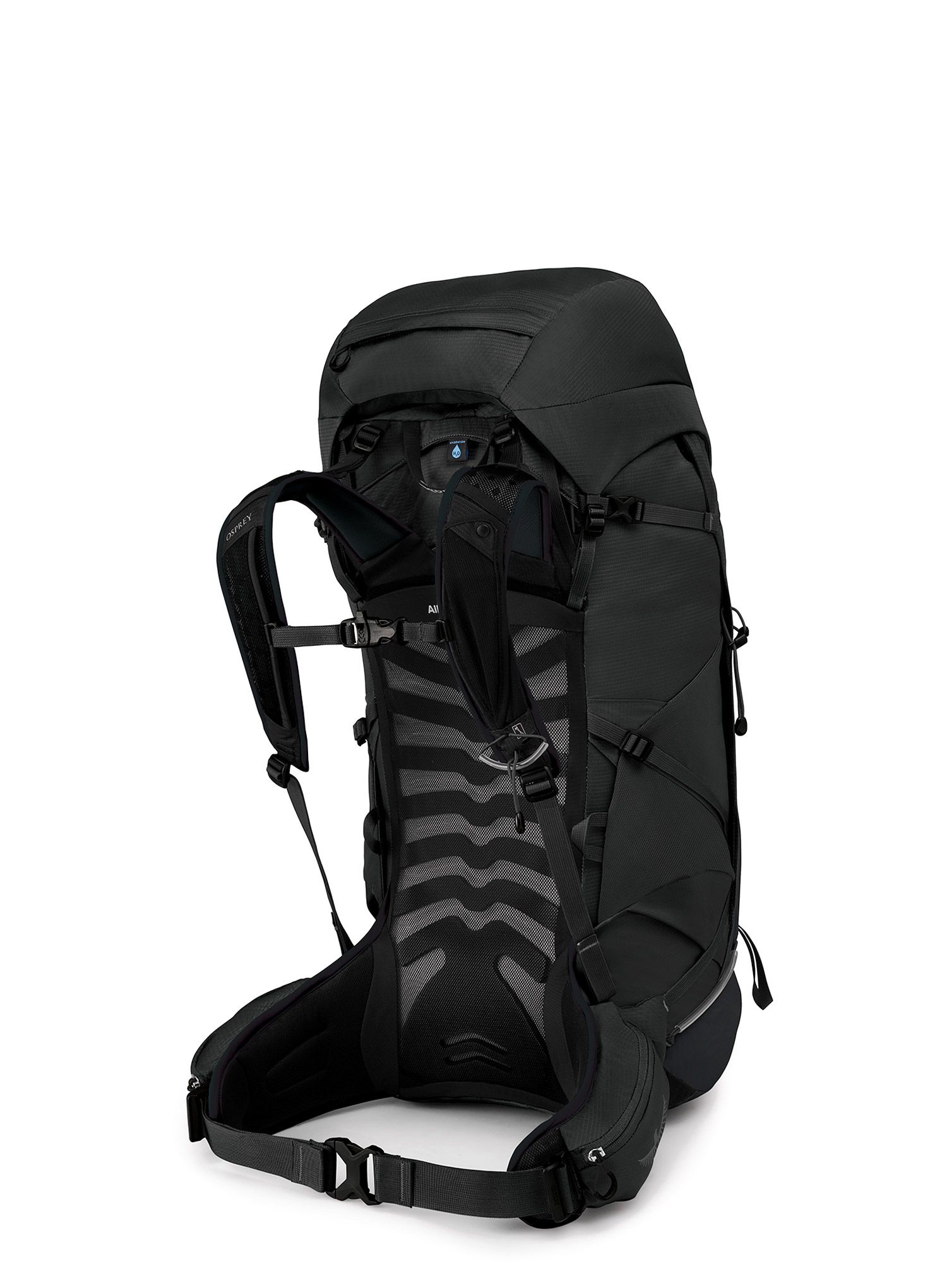 Рюкзак туристичний Osprey Talon 55 - stealth black