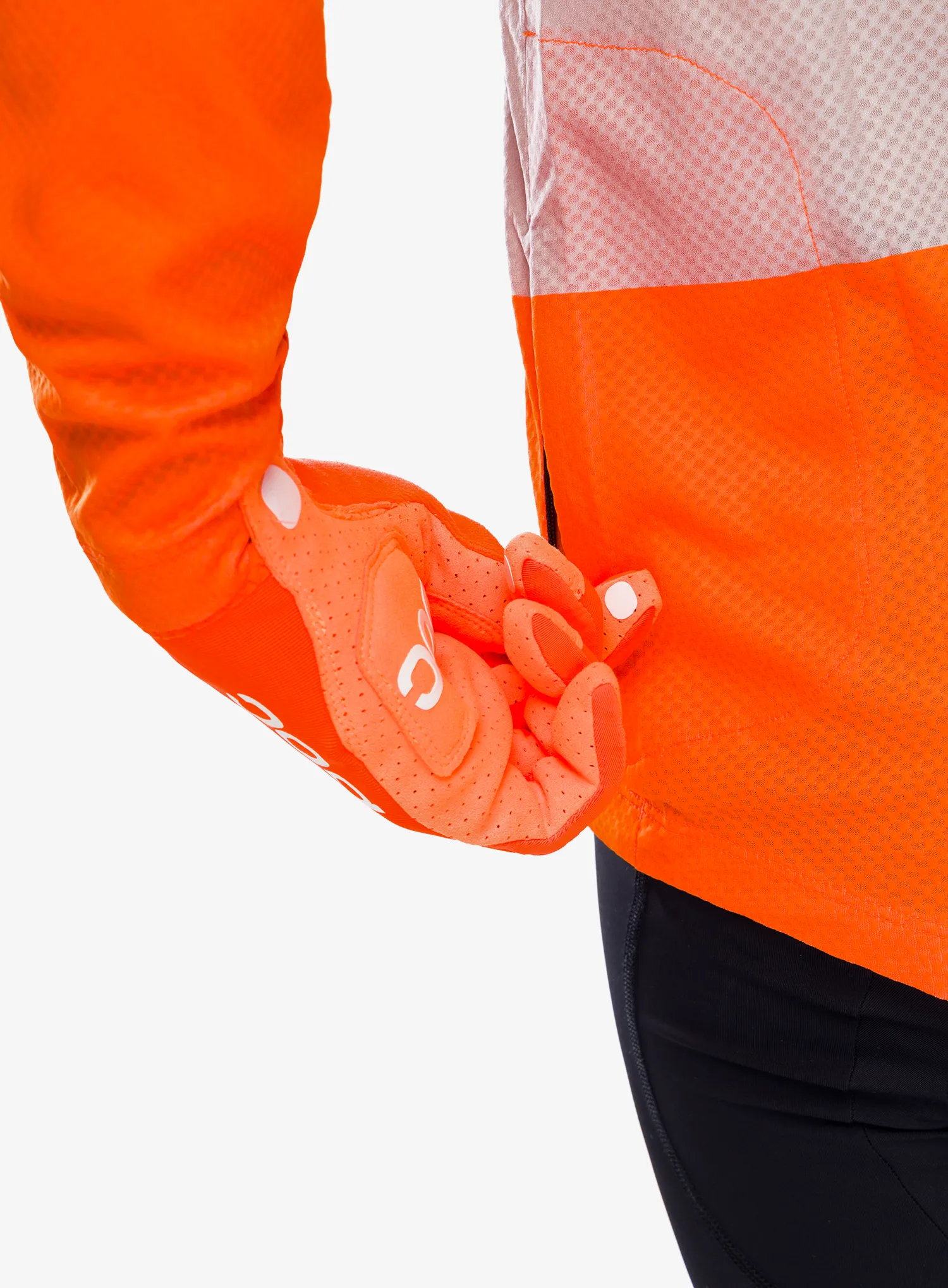 Велосипедні рукавиці POC AVIP Glove Long - zink orange