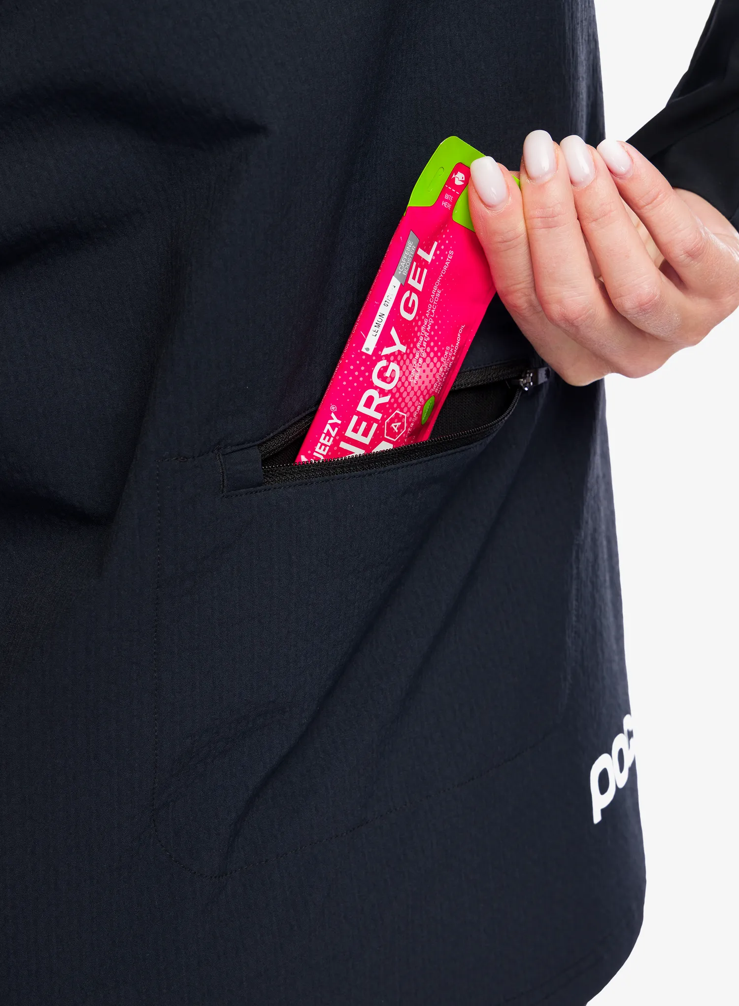 Жіноча велофутболка POC Mantle Thermal Hoodie - uranium black