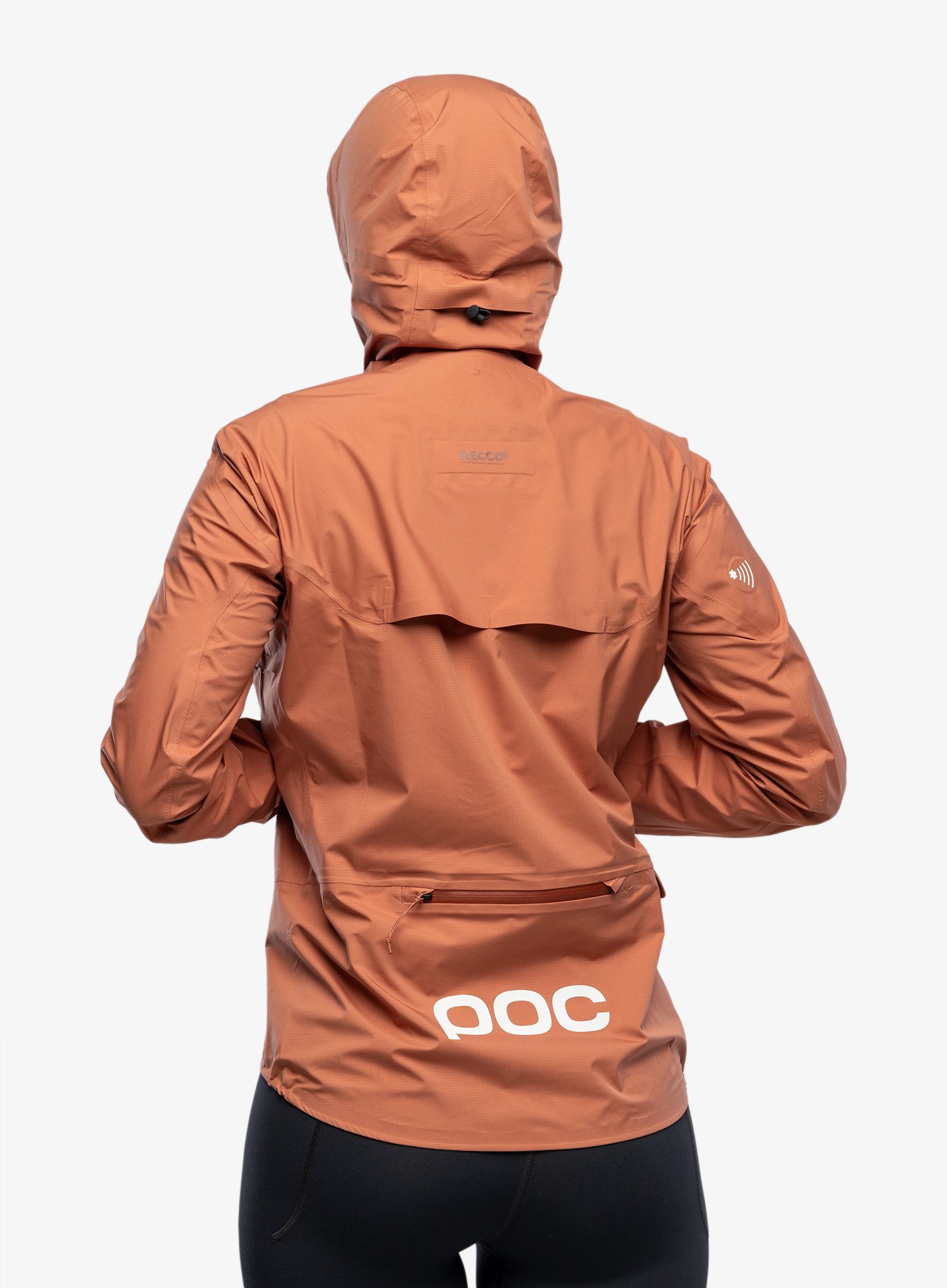 Жіноча велофутболка POC Signal All-weather jacket - himalayan salt