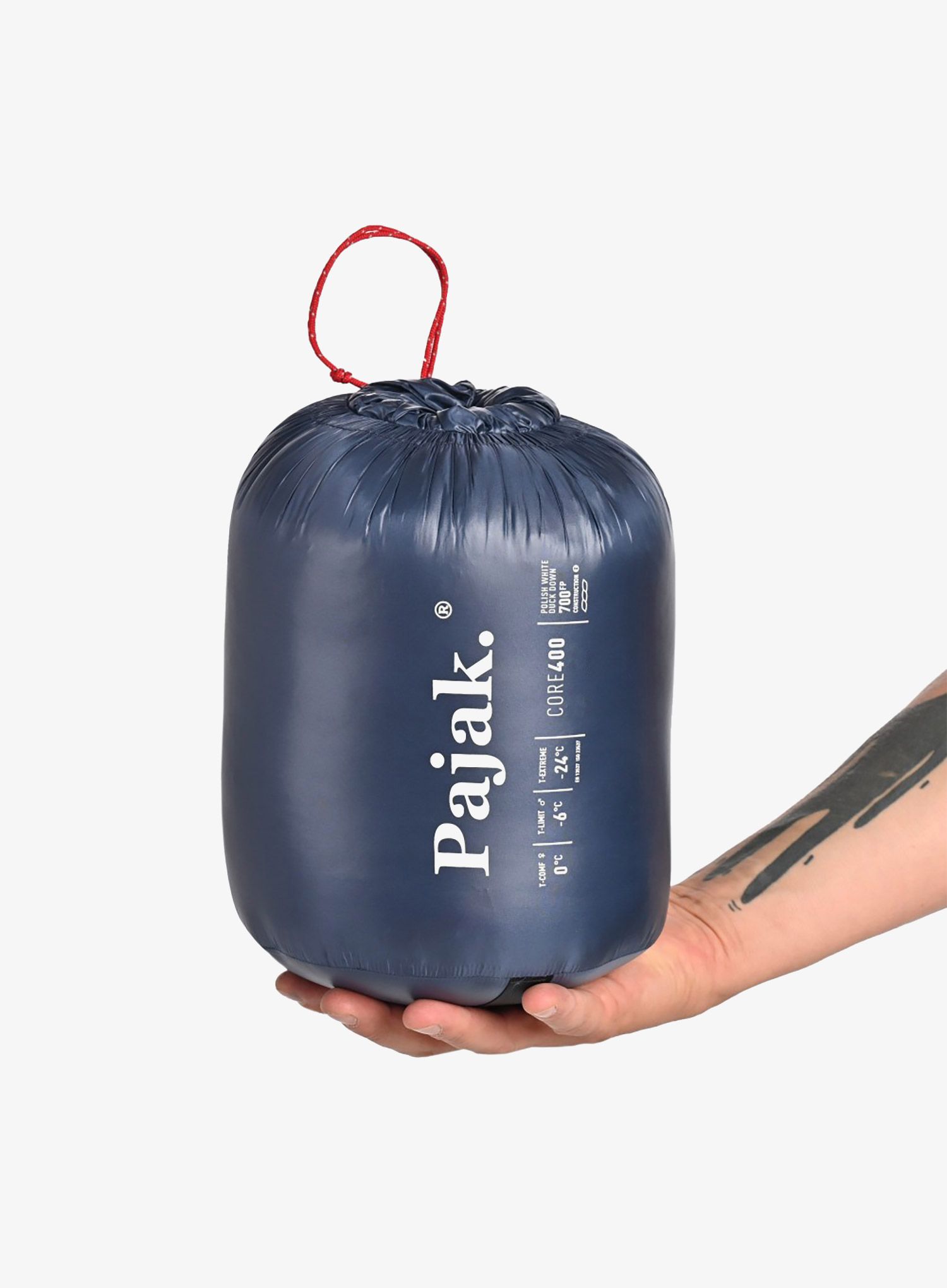 Спальний мішок пуховий Pajak Core 400 (165 cm) - navy
