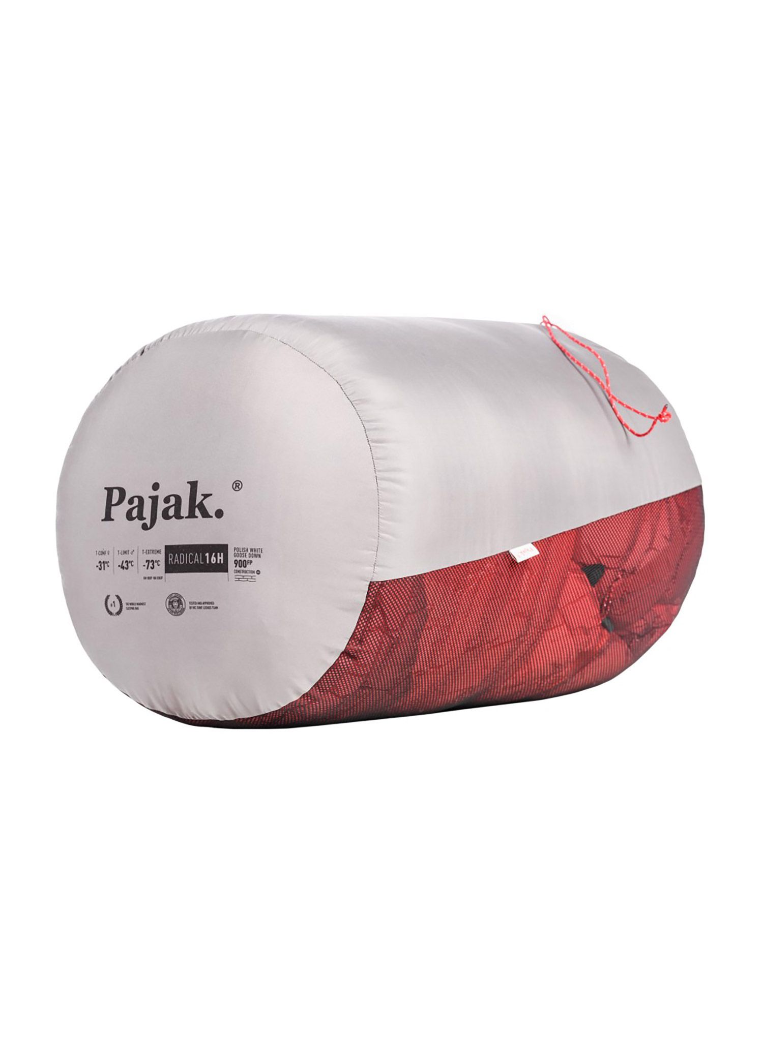 Спальний мішок пуховий Pajak Radical 16H (205 cm) - red