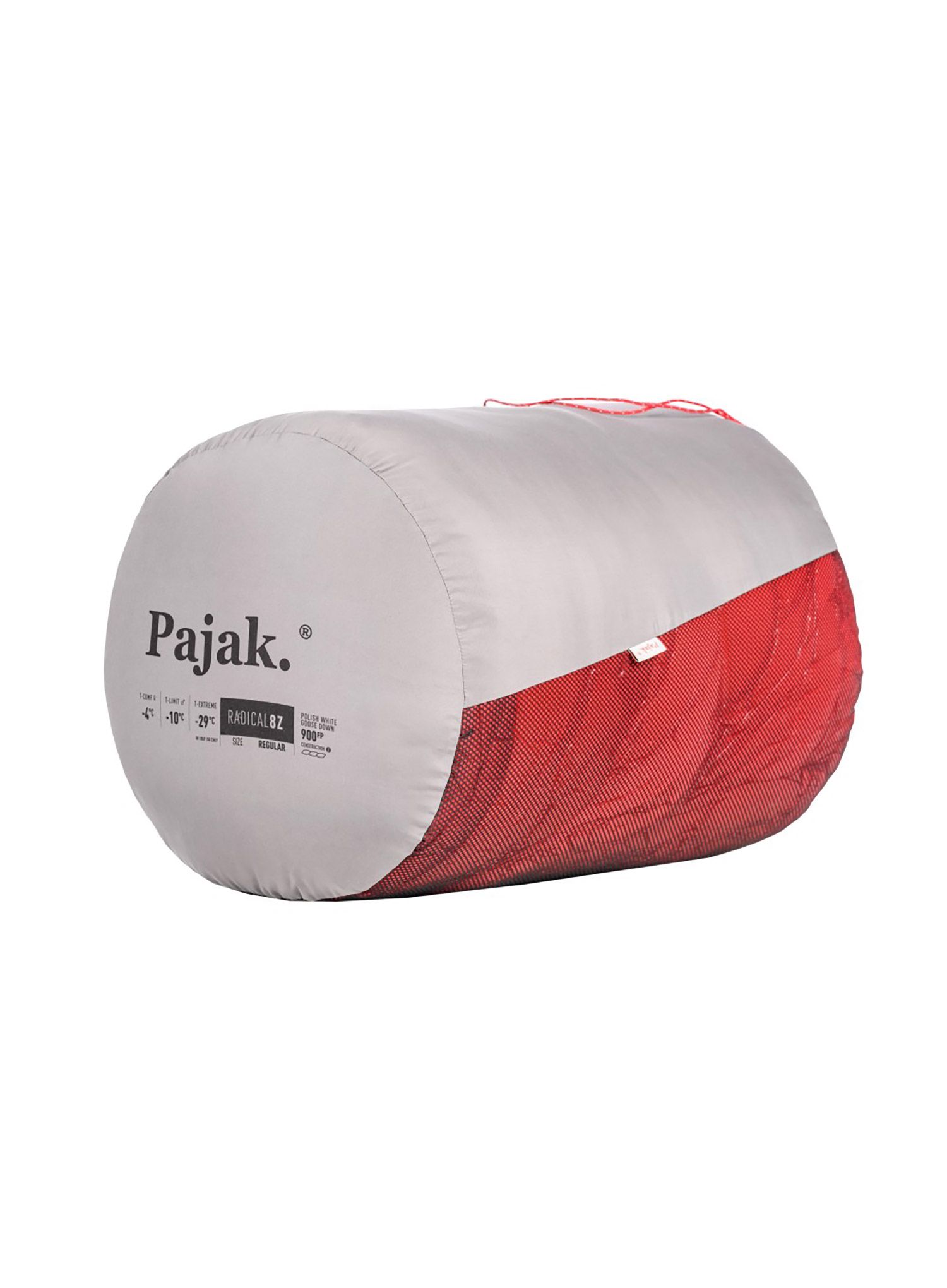 Спальний мішок пуховий Pajak Radical 8Z (180 cm) - red