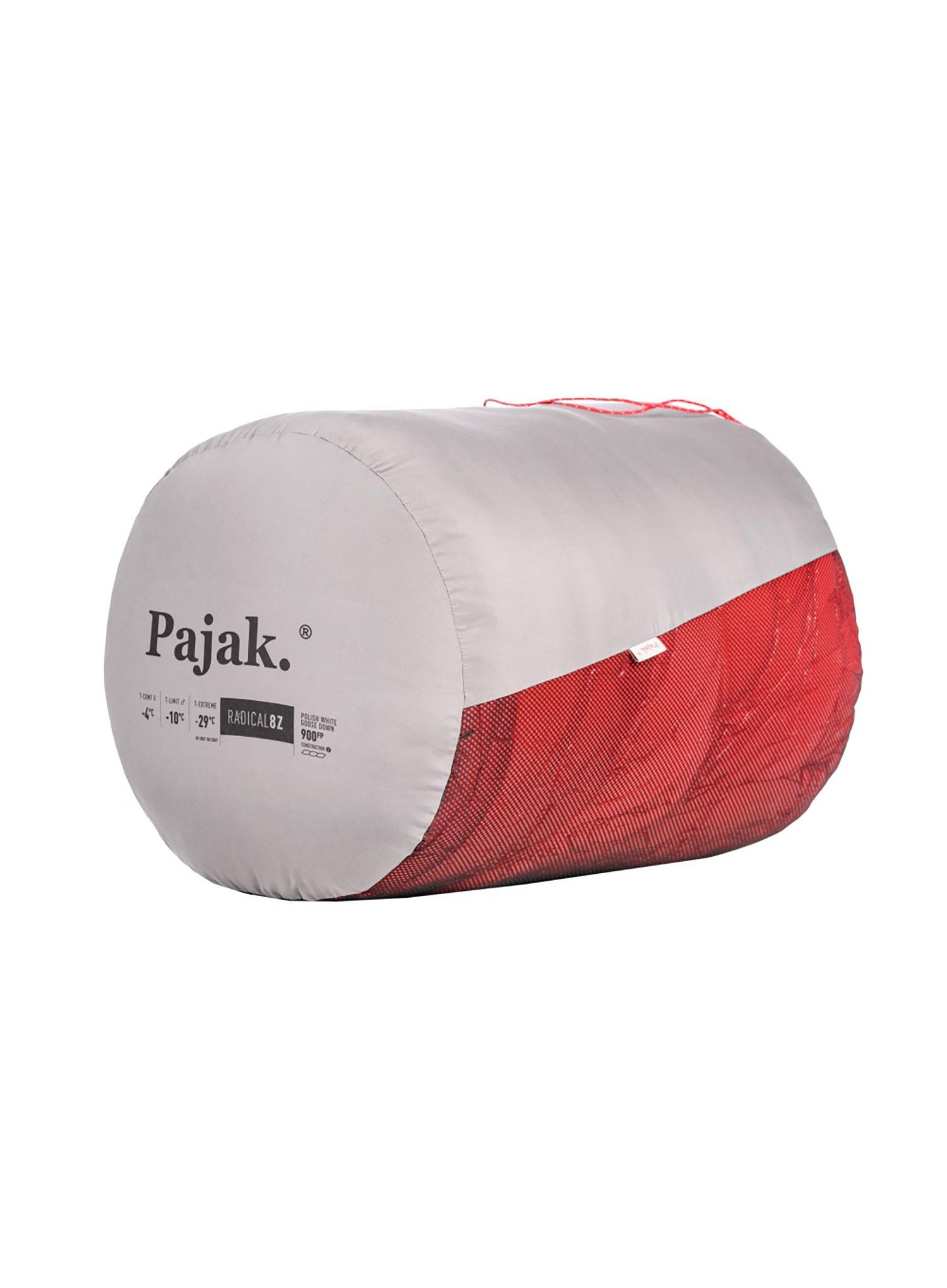 Спальний мішок пуховий Pajak Radical 8Z (205 cm) - red