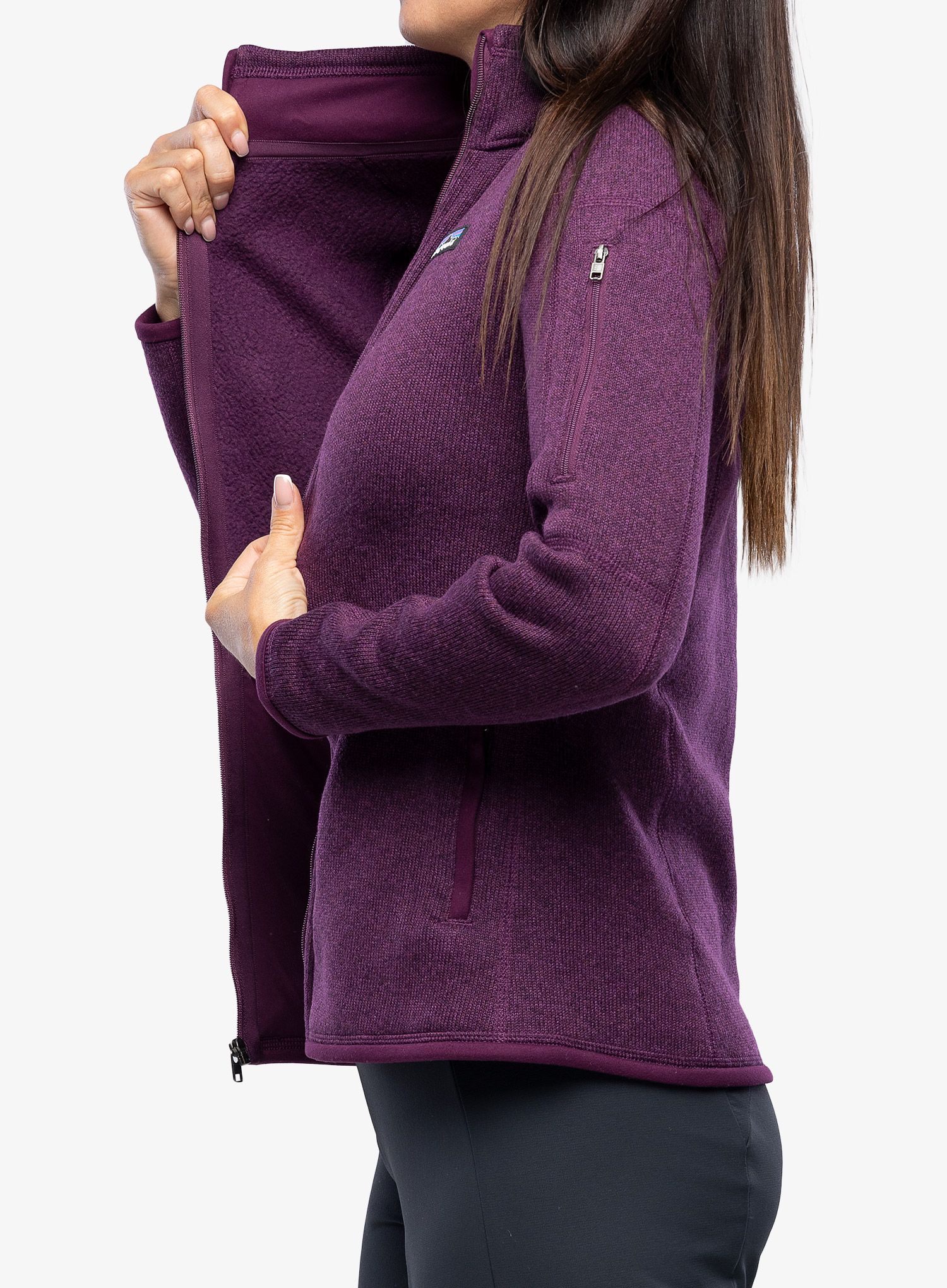 Фліска жіноча Patagonia Better Sweater Jacket - night plum