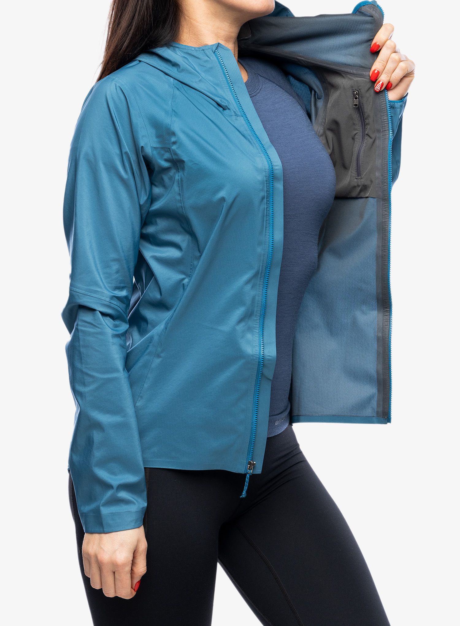 Жіноча велофутболка Patagonia Dirt Roamer Jacket - steller blue