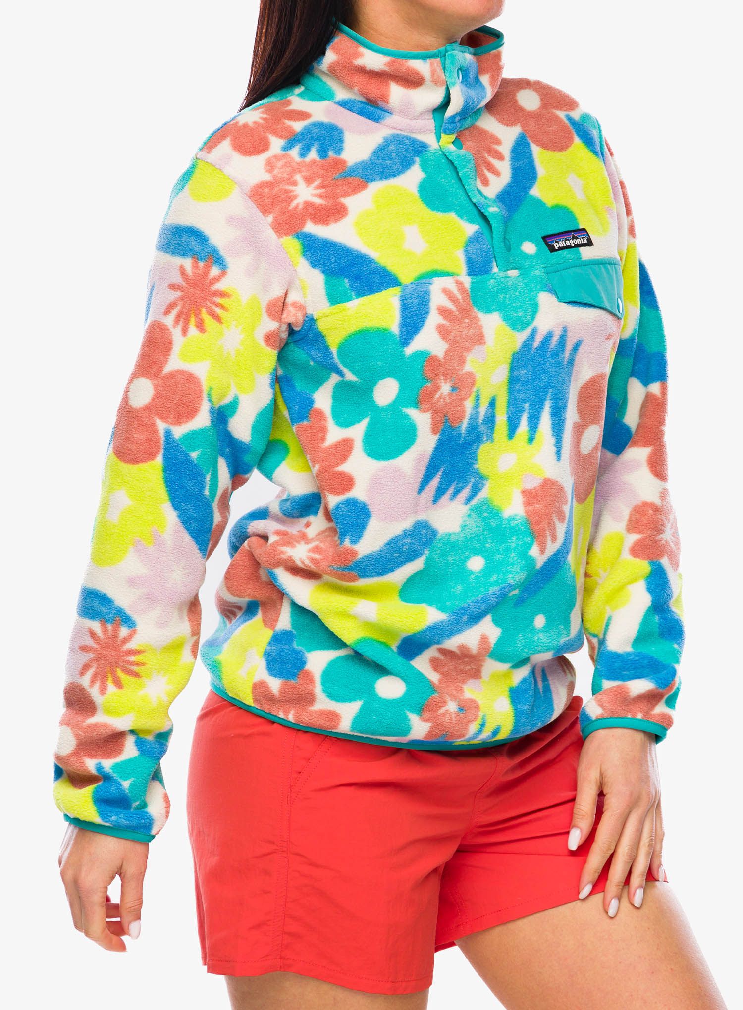 Кофта флісова жіноча Patagonia Lightweight Synch Snap-T Pullover - spring/natural