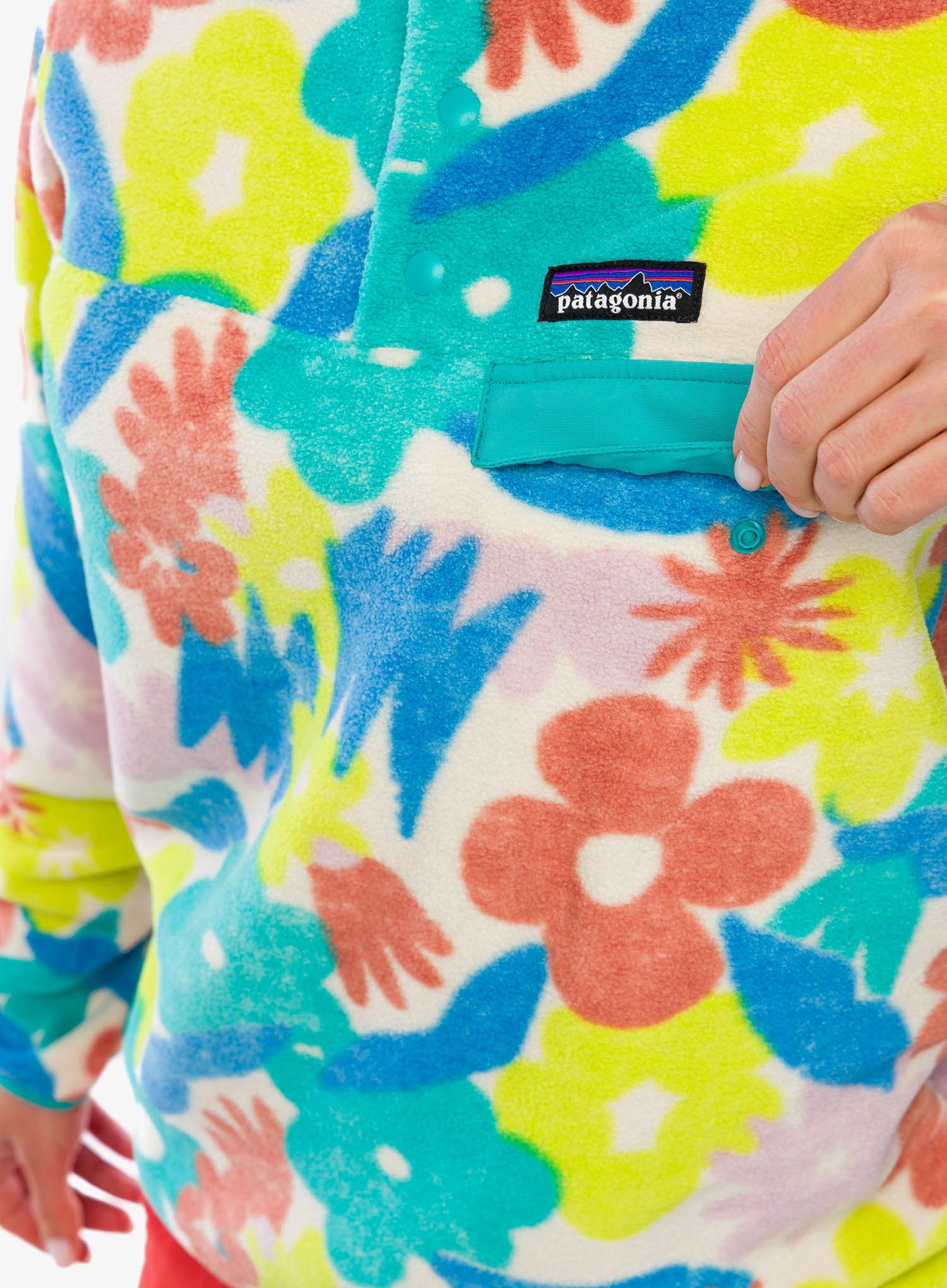 Кофта флісова жіноча Patagonia Lightweight Synch Snap-T Pullover - spring/natural