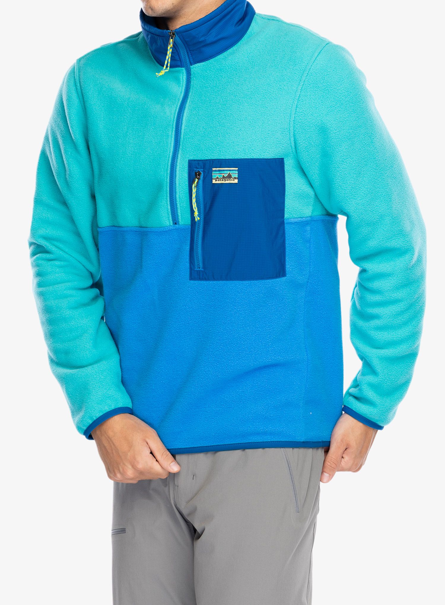 Кофта флісова Patagonia Microdini 1/2 Zip - vessel blue