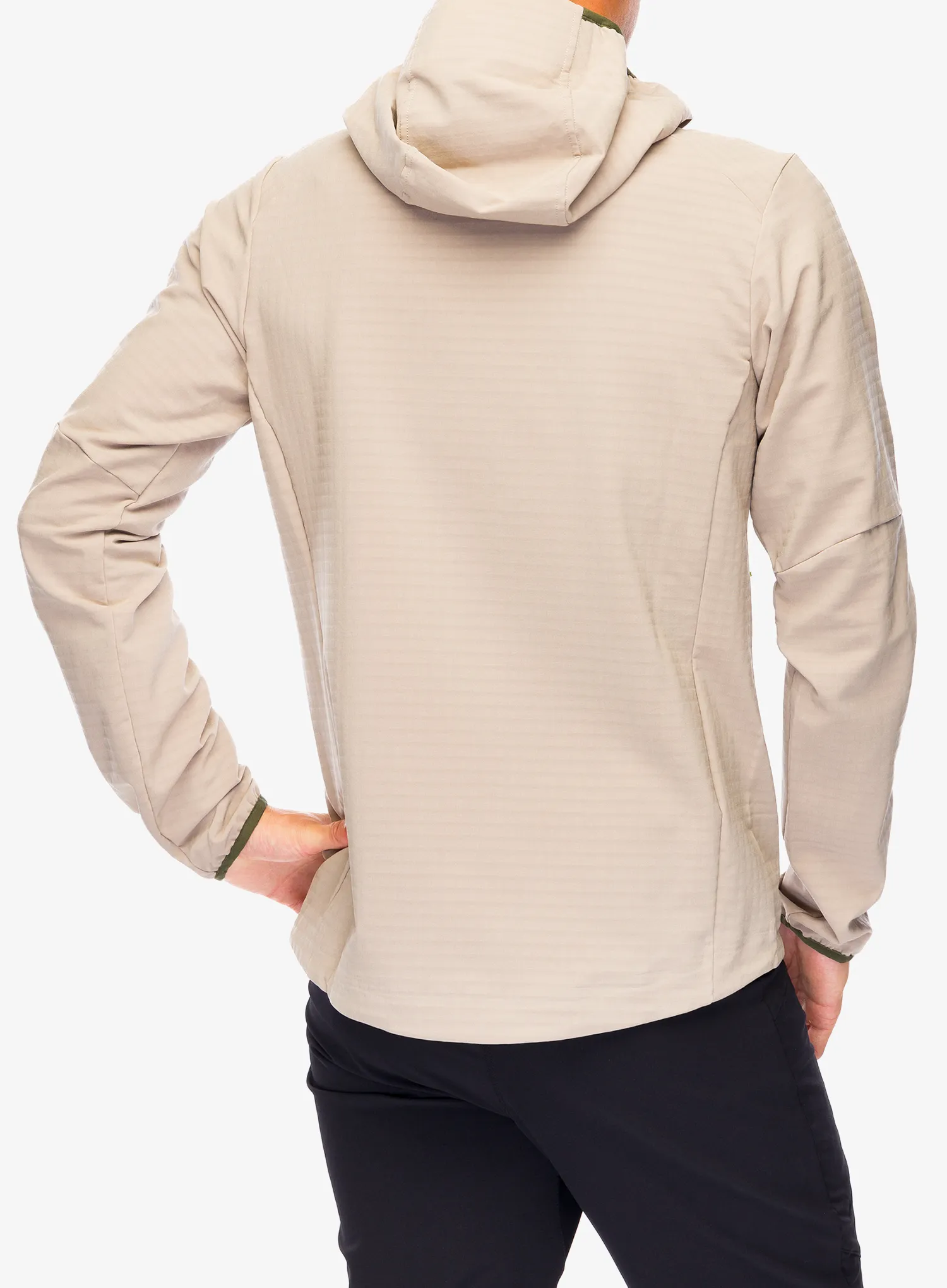Куртка softshell Patagonia R1 TechFace Hoody - seabird grey