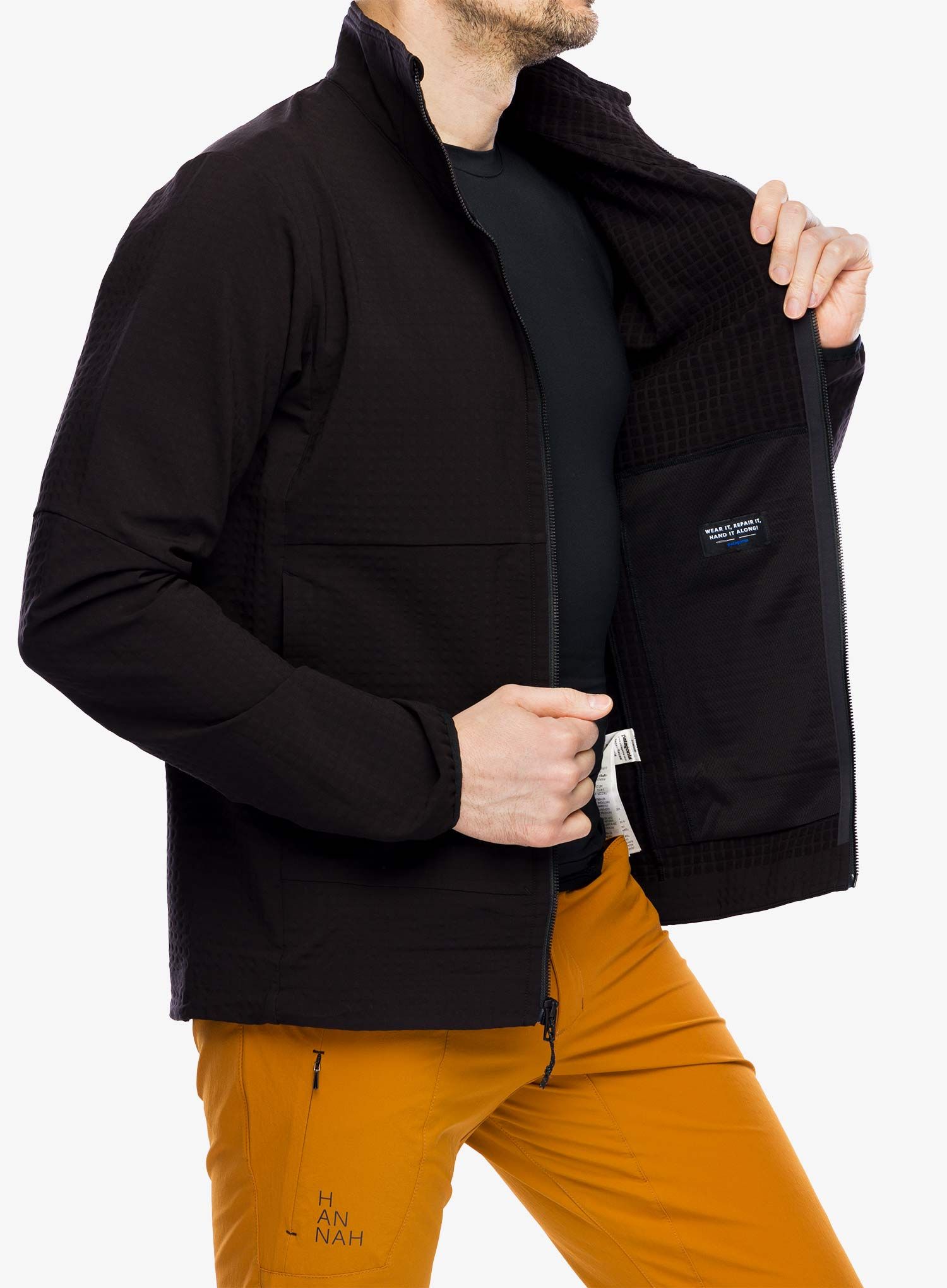 Куртка softshell Patagonia R1 TechFace Jacket - black