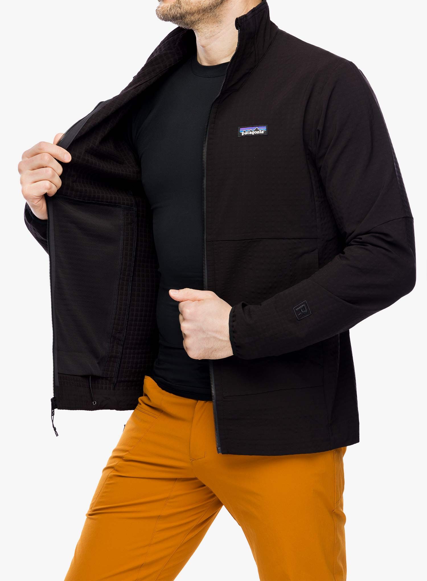 Куртка softshell Patagonia R1 TechFace Jacket - black