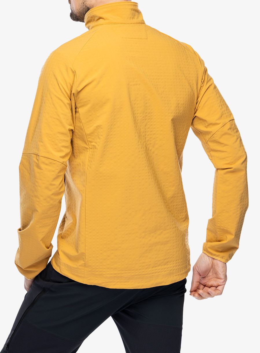 Куртка softshell Patagonia R1 TechFace Jacket - pufferfish gold