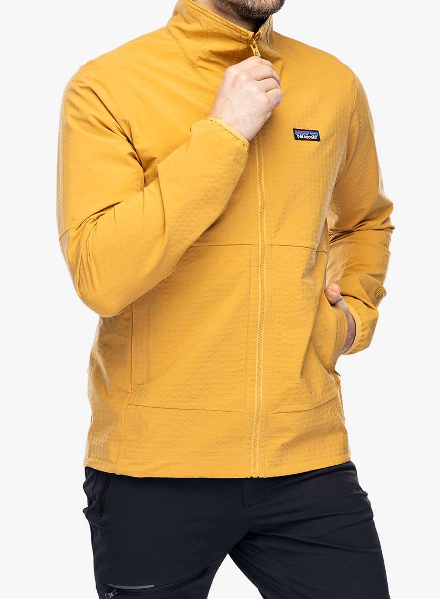 Куртка softshell Patagonia R1 TechFace Jacket - pufferfish gold
