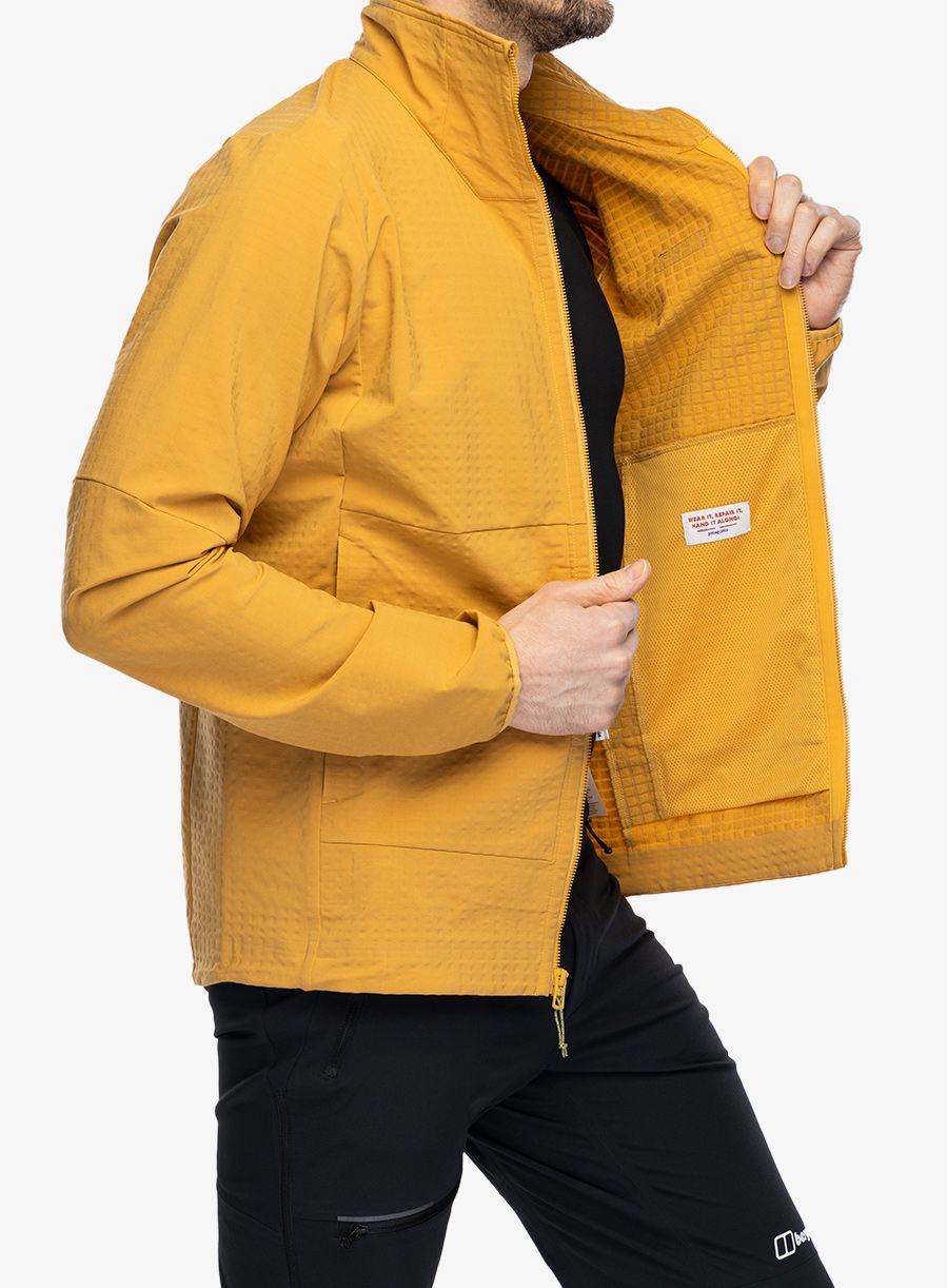 Куртка softshell Patagonia R1 TechFace Jacket - pufferfish gold