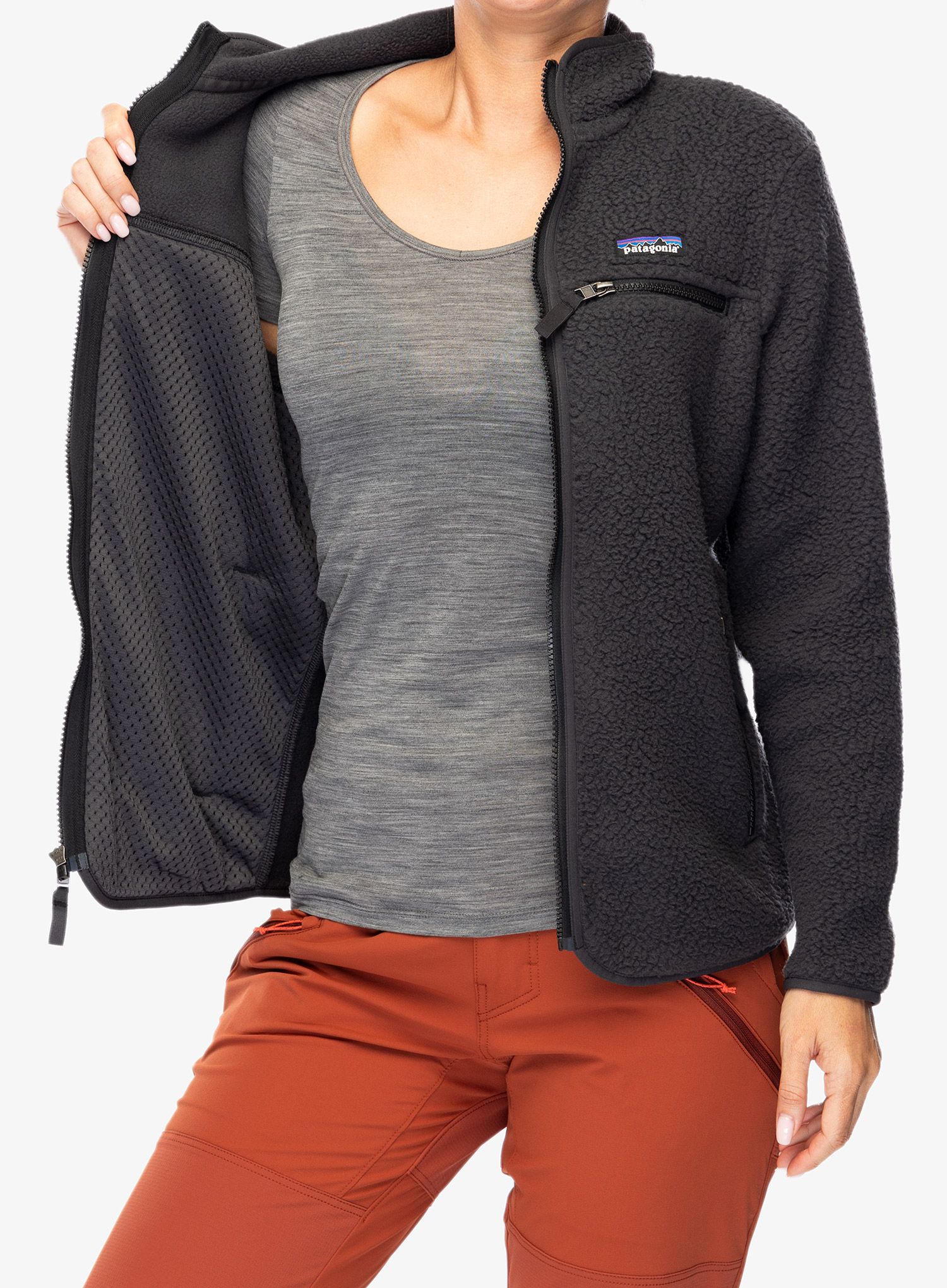Фліска жіноча Patagonia Retro Pile Jacket - ink black
