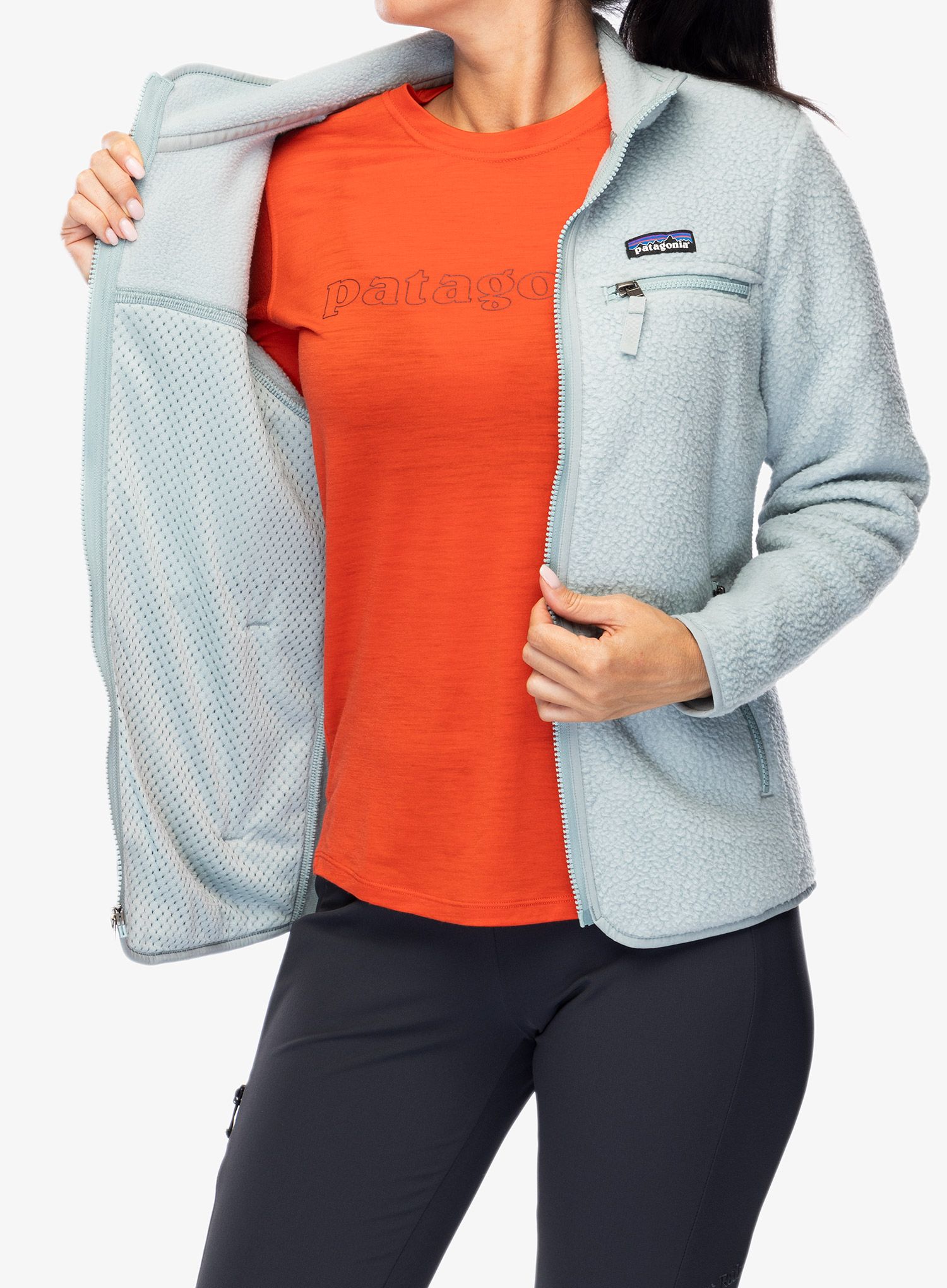 Фліска жіноча Patagonia Retro Pile Jacket - thermal blue