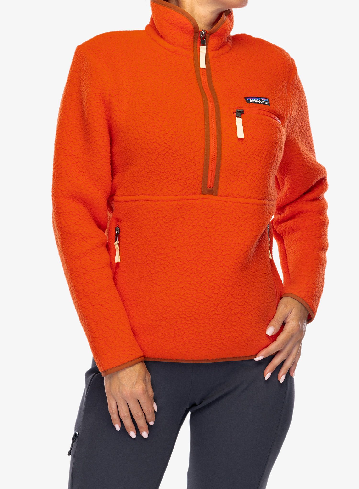 Фліска жіноча Patagonia Retro Pile Marsupial - madder red