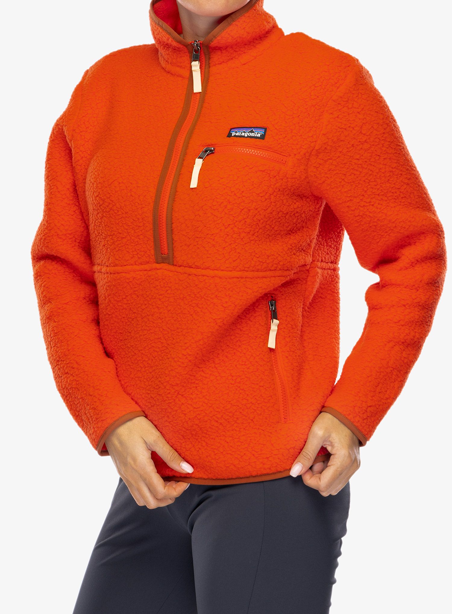 Фліска жіноча Patagonia Retro Pile Marsupial - madder red