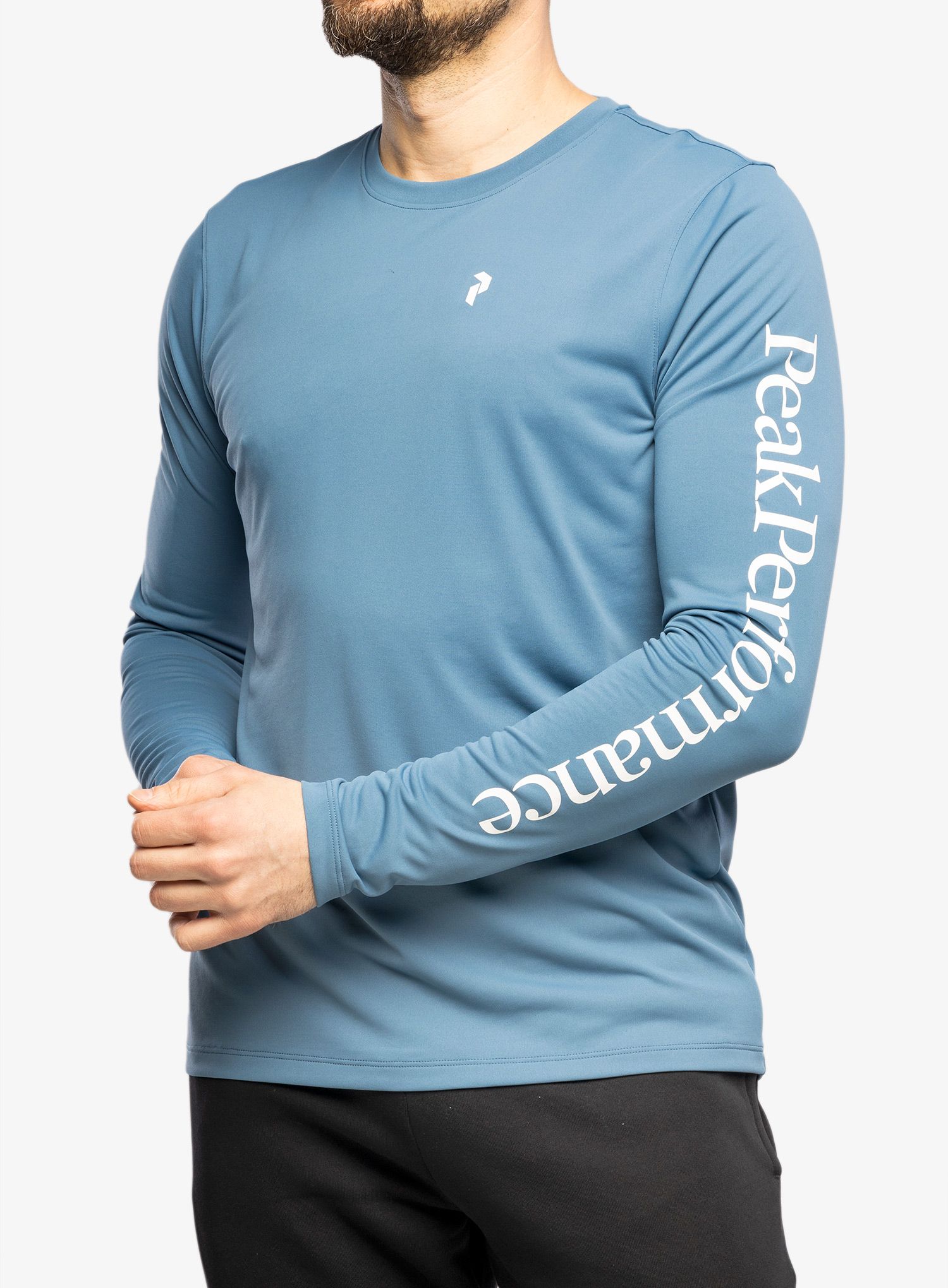 Футболка з довгими рукавами Peak Performance Alum Light Long Sleeve - shallow