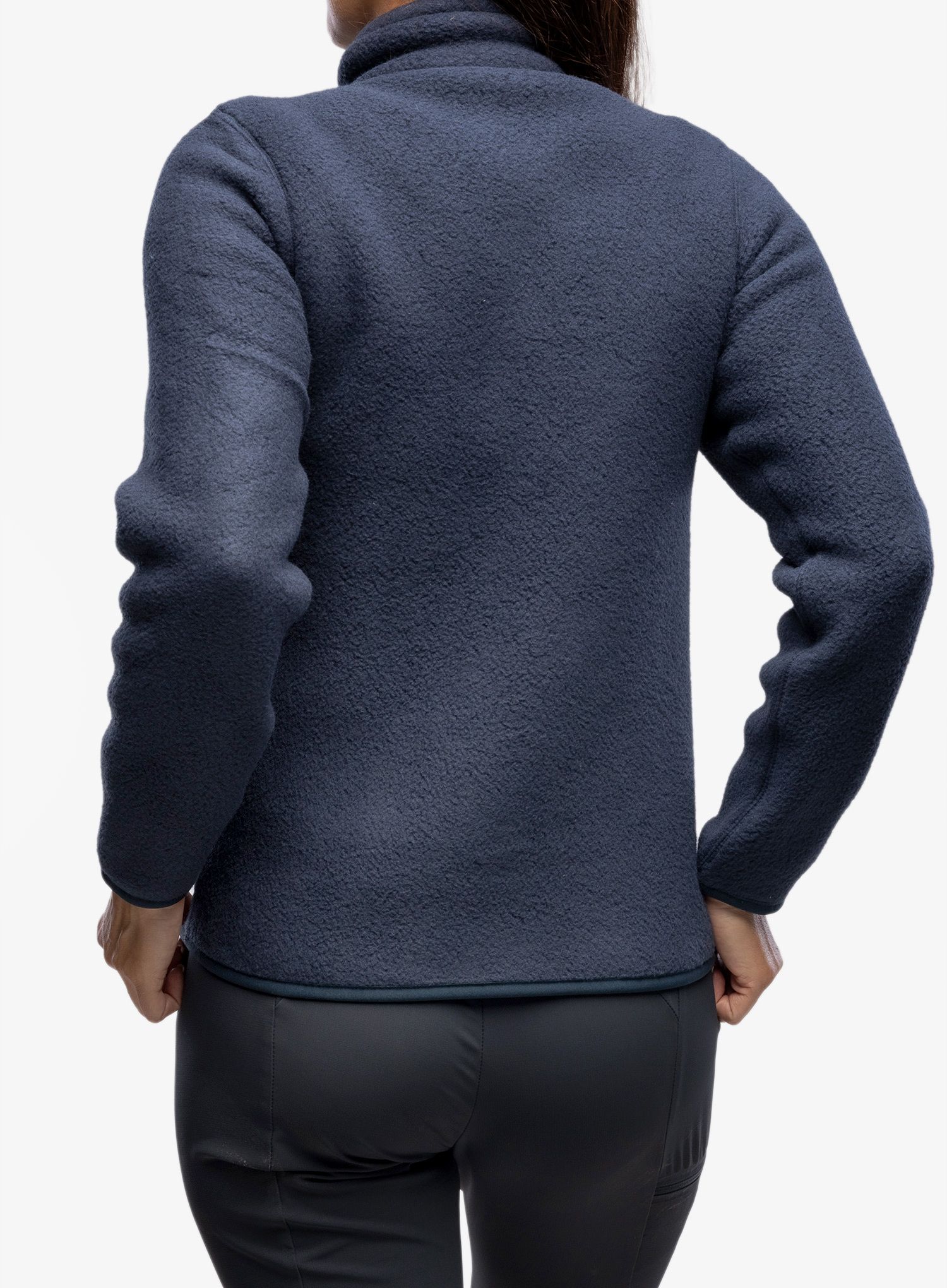 Фліска жіноча Peak Performance Fleece Snap T-Neck - blue shadow