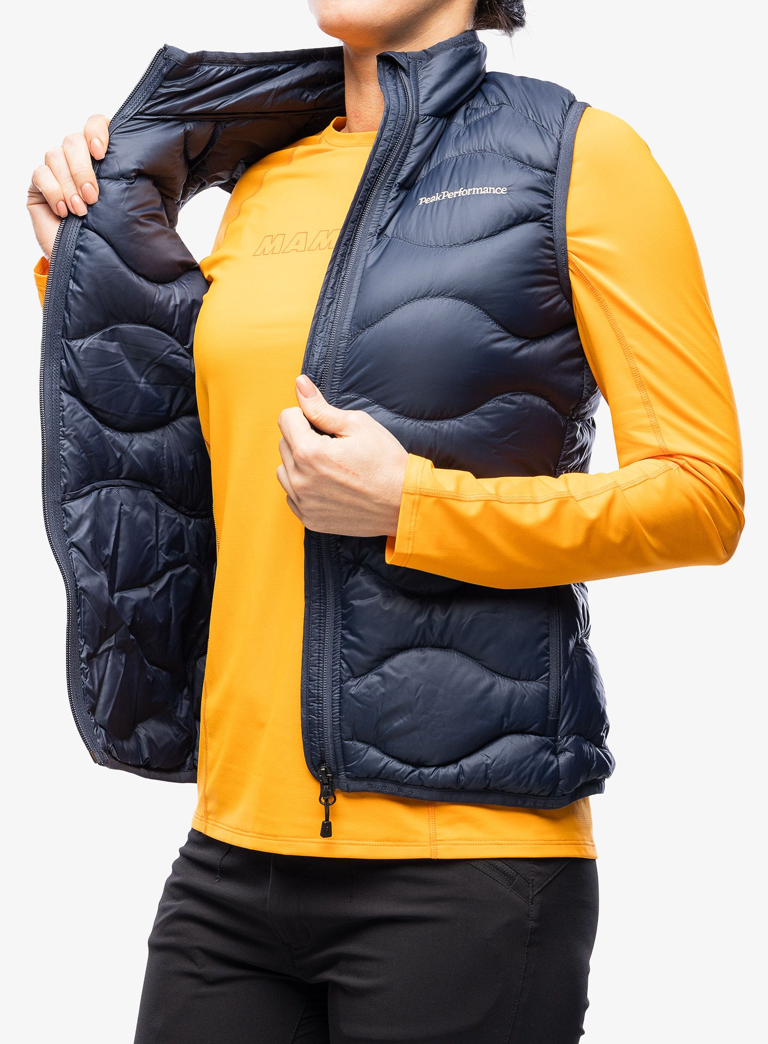 Жилет пуховий жіночий Peak Performance Helium Down Vest - blue shadow