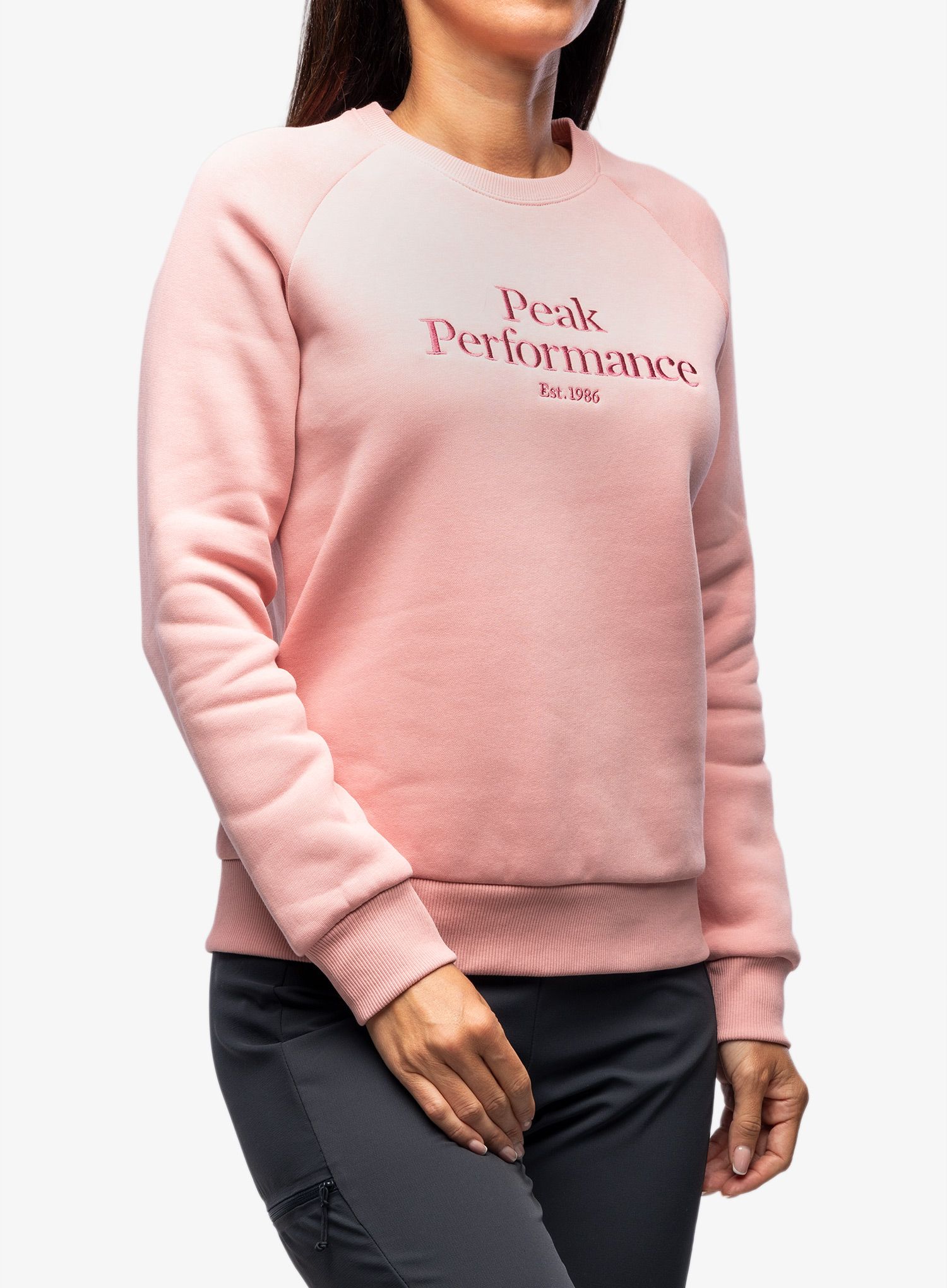 Кофта жіноча без каптура Peak Performance Original Crew - warm blush
