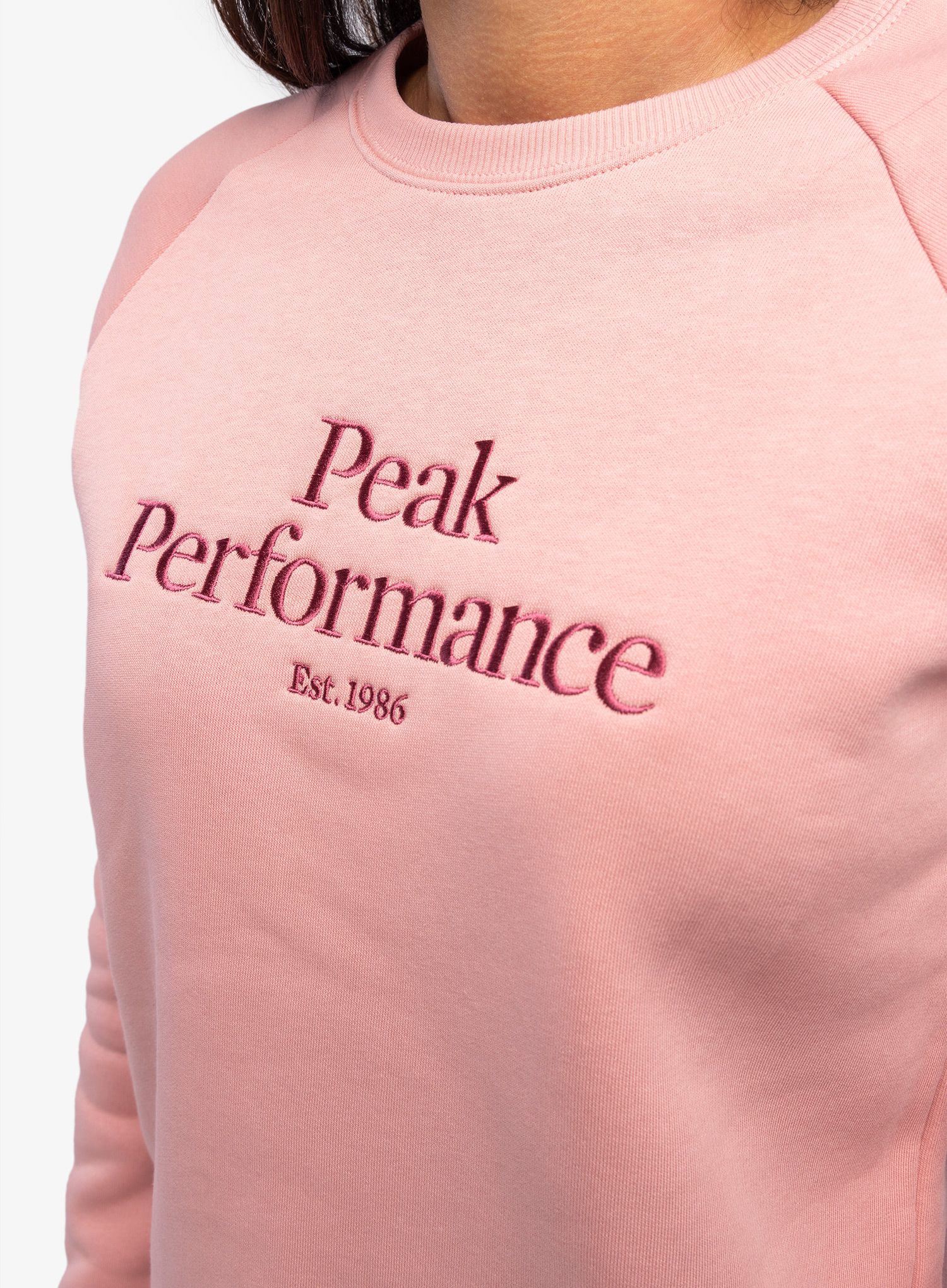 Кофта жіноча без каптура Peak Performance Original Crew - warm blush