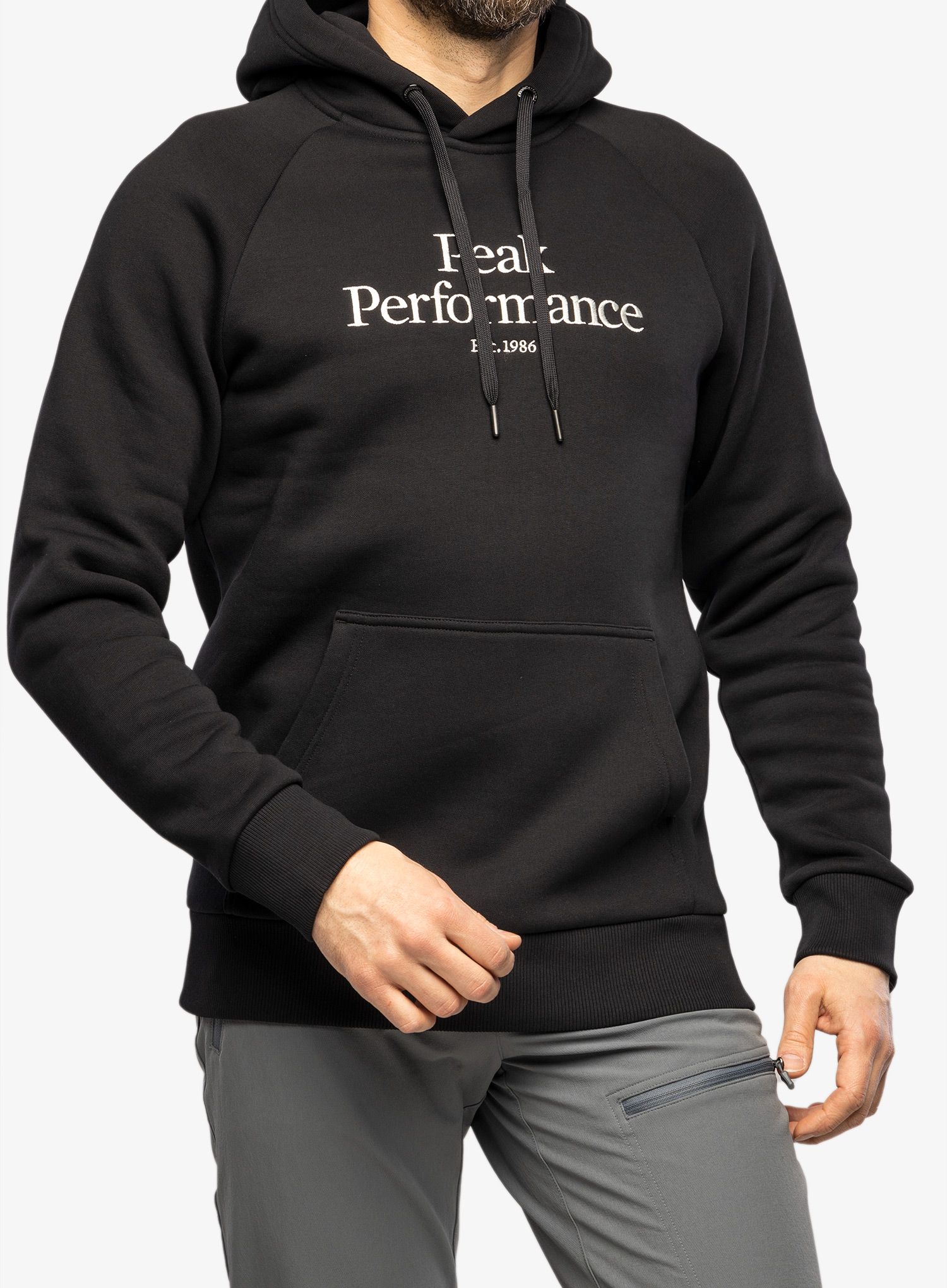 Кофта з каптуром Peak Performance Original Hood - black