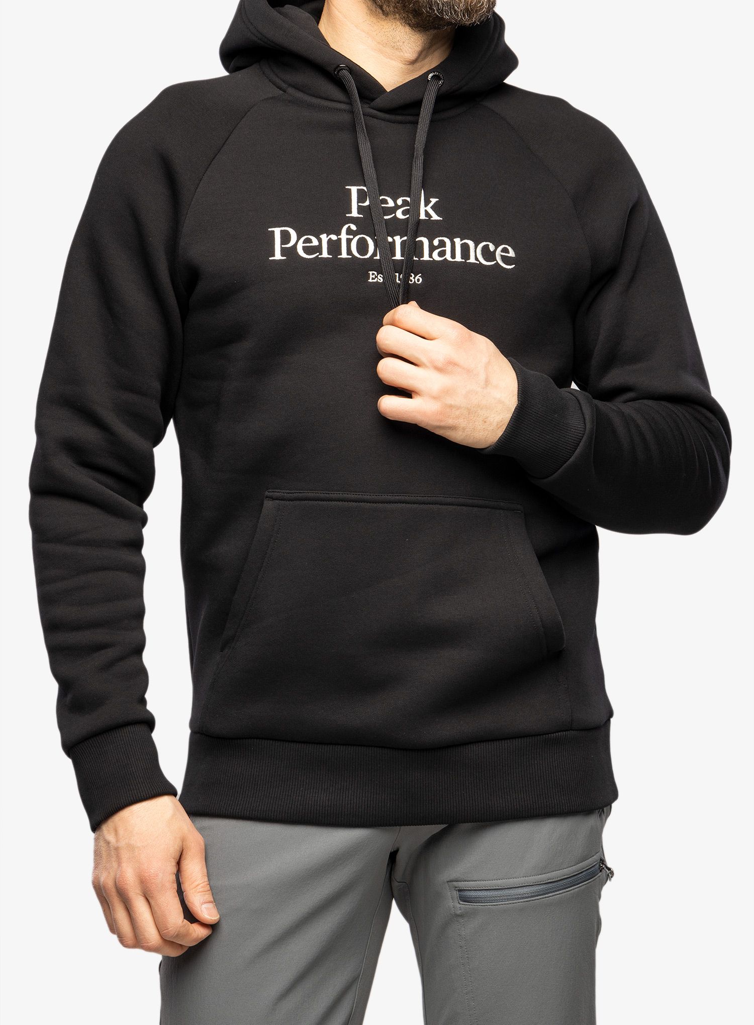 Кофта з каптуром Peak Performance Original Hood - black