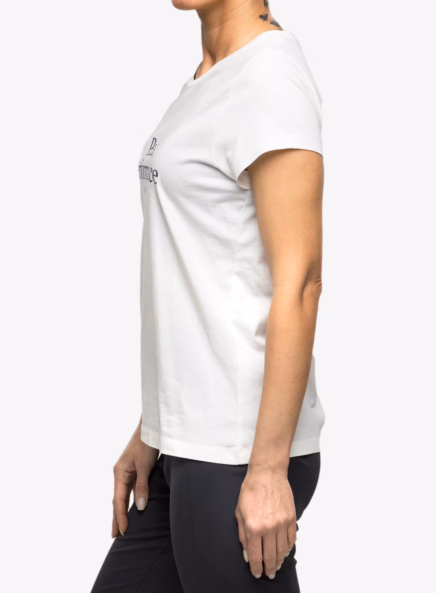 Футболка з принтом жіноча Peak Performance Original Tee - offwhite