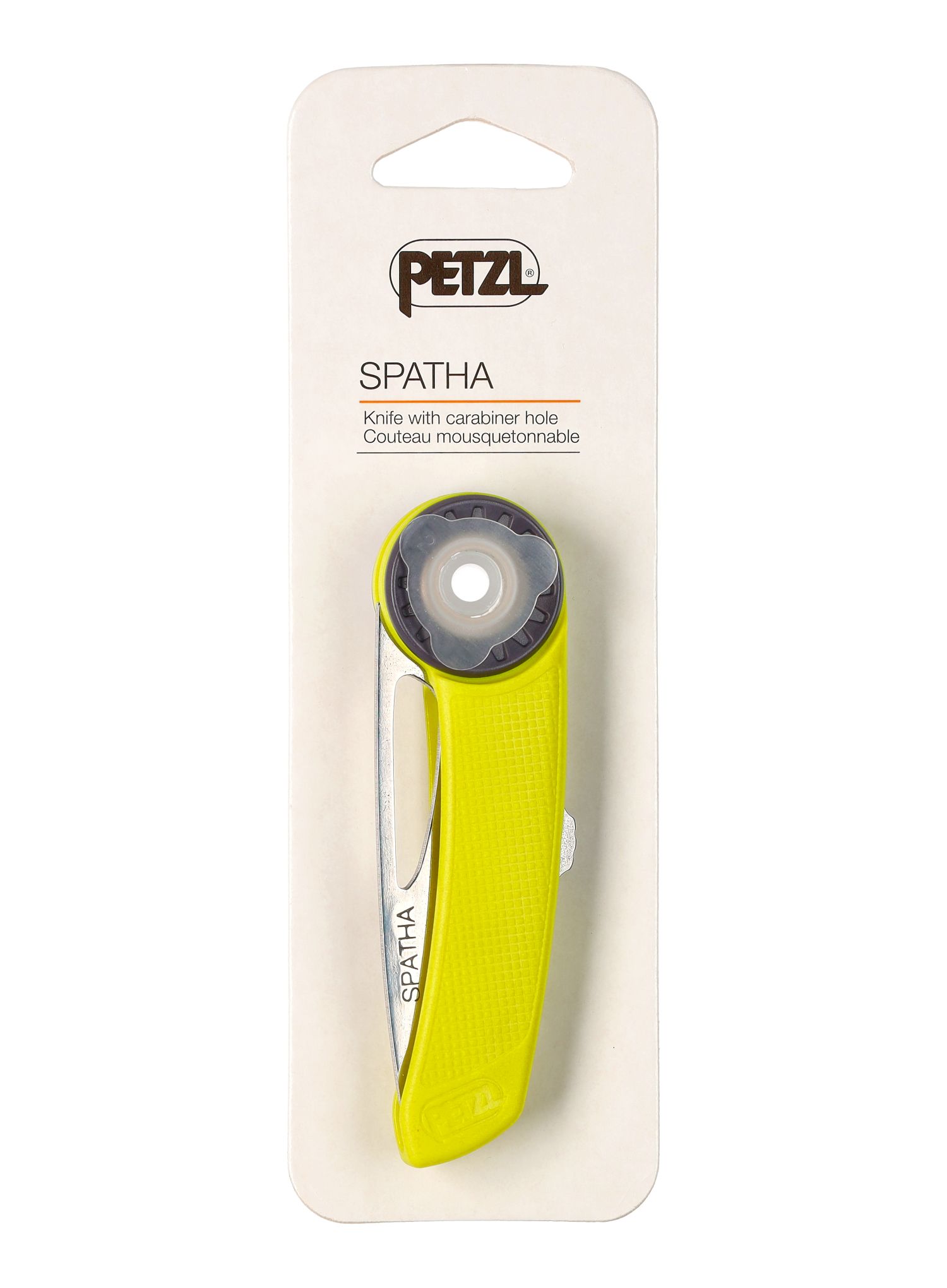 Ніж туристичний Petzl Spatha - yellow