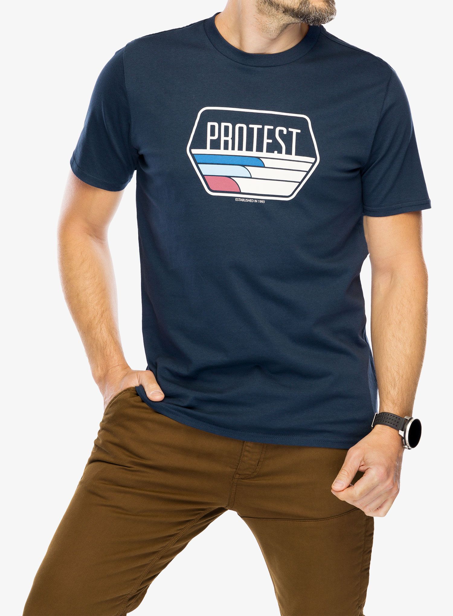 Футболка бавовняна Protest Prtstan T-Shirt - night sky blue